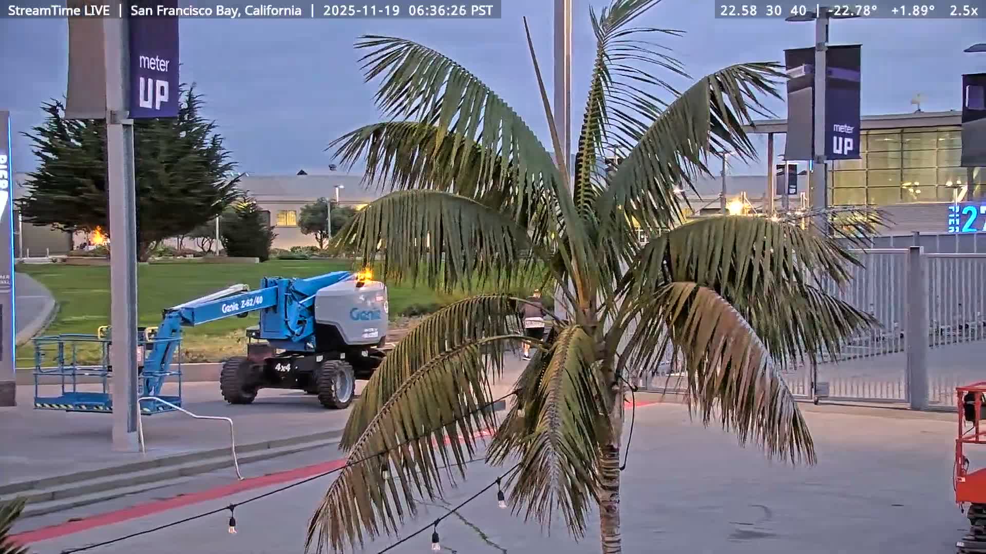 San Francisco City & San Francisco Bay Area (Oakland - Hayward) from Pier 23 Panoramic Live Cam - San Francisco, San Francisco Bay Area, California, USA