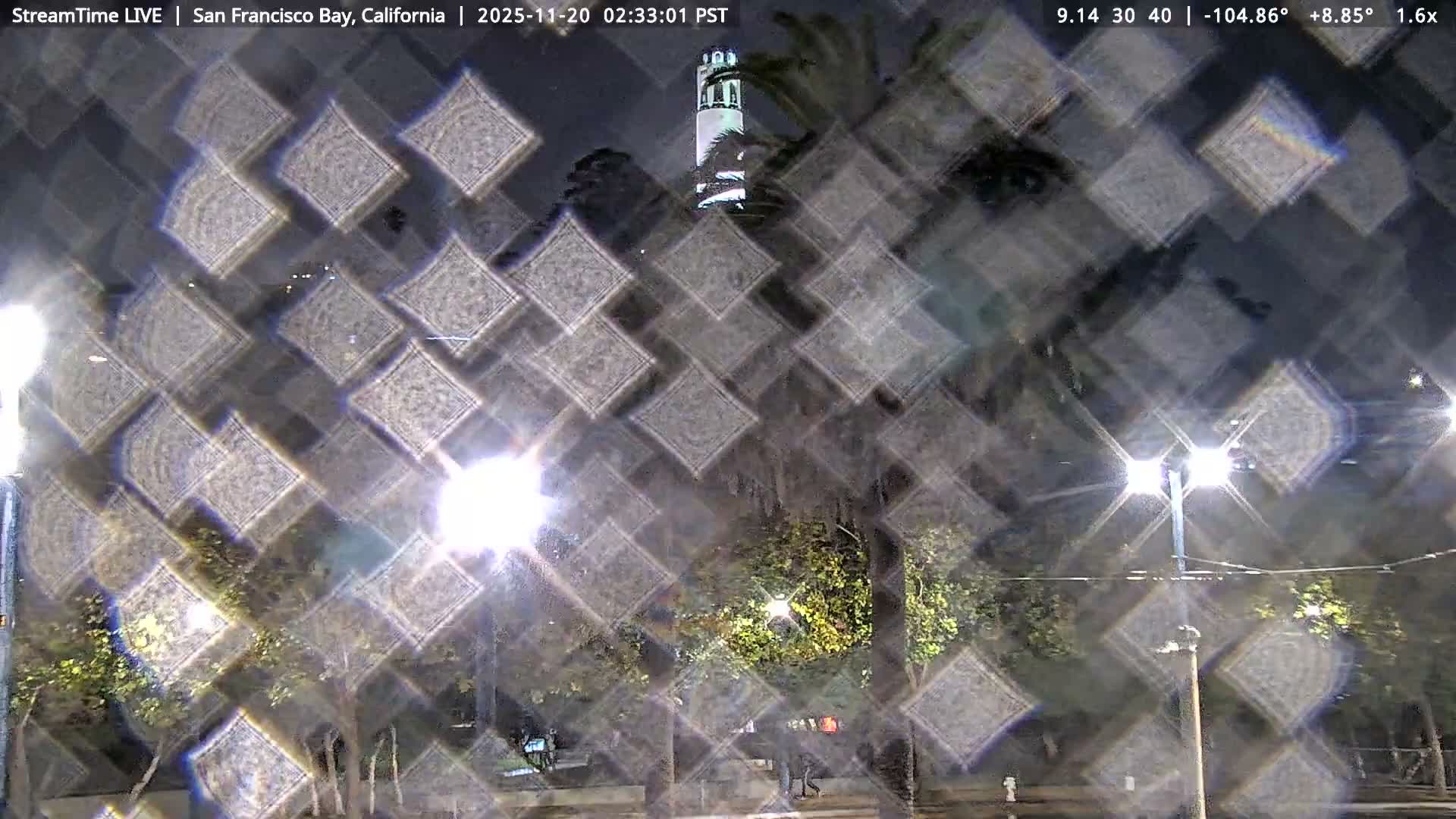 San Francisco City & San Francisco Bay Area (Oakland - Hayward) from Pier 23 Panoramic Live Cam - San Francisco, San Francisco Bay Area, California, USA