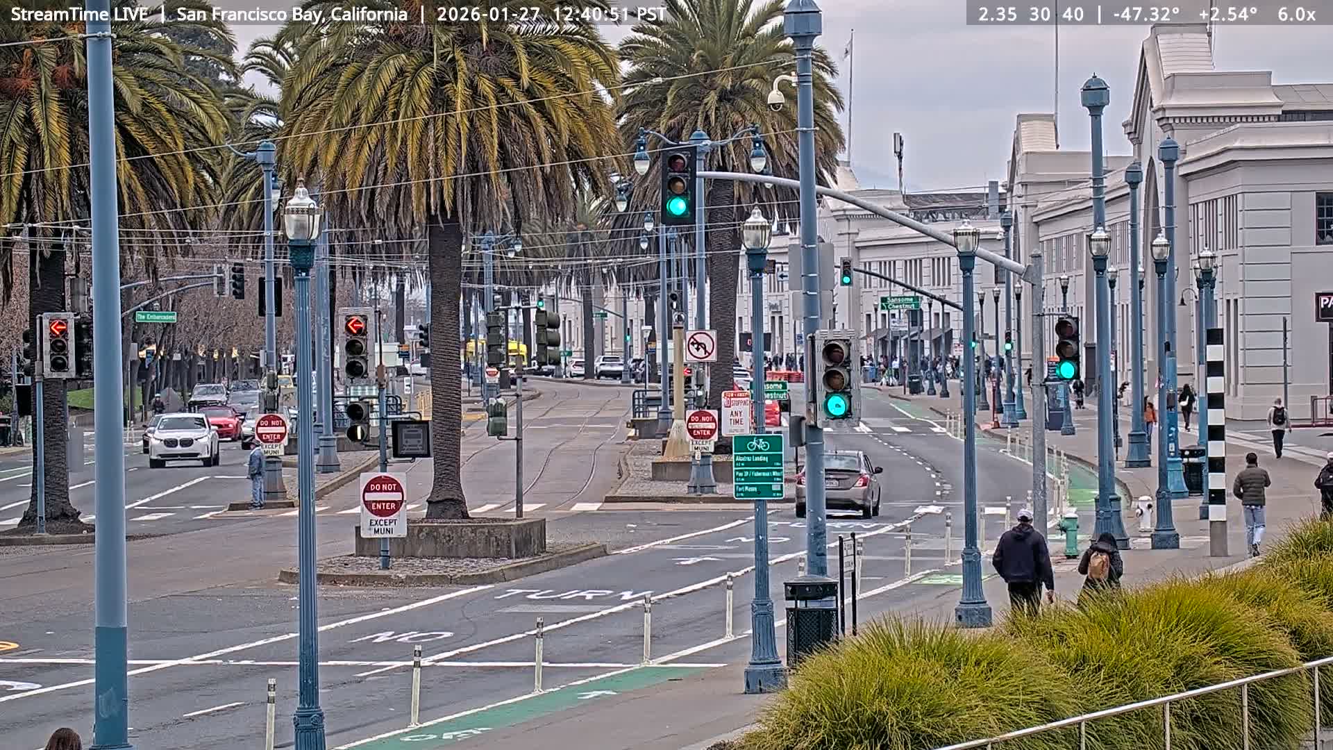 San Francisco City & San Francisco Bay Area (Oakland - Hayward) from Pier 23 Panoramic Live Cam - San Francisco, San Francisco Bay Area, California, USA