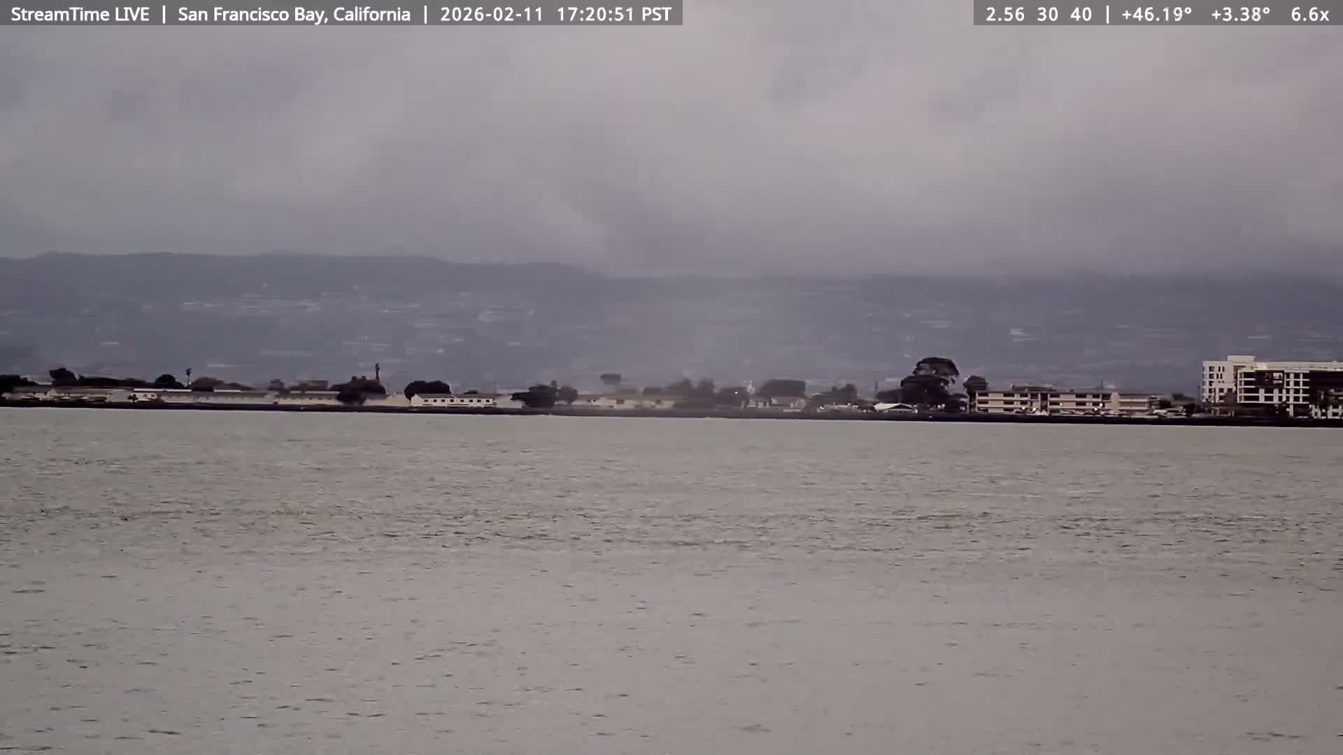 San Francisco City & San Francisco Bay Area (Oakland - Hayward) from Pier 23 Panoramic Live Cam - San Francisco, San Francisco Bay Area, California, USA