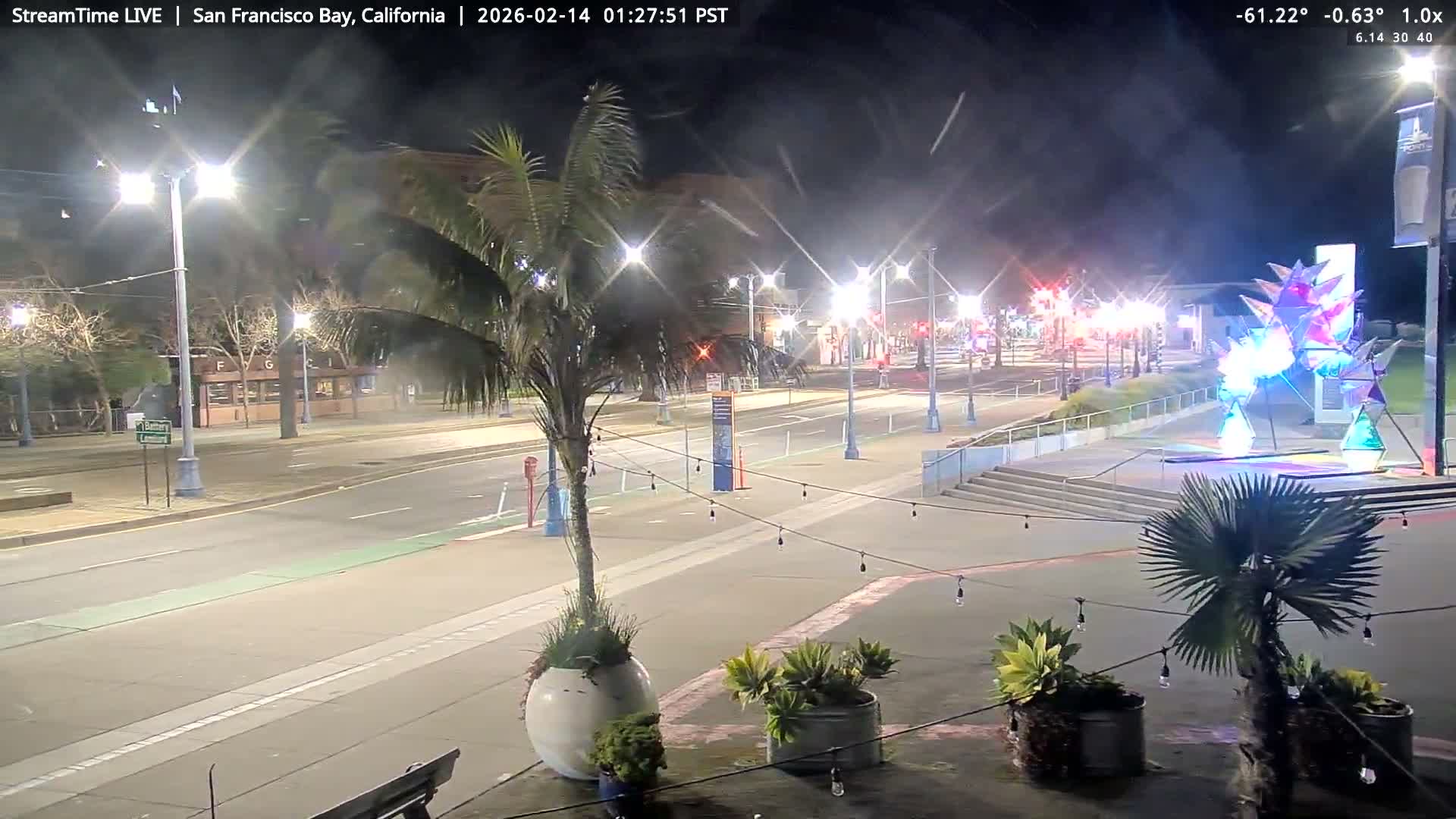 San Francisco City & San Francisco Bay Area (Oakland - Hayward) from Pier 23 Panoramic Live Cam - San Francisco, San Francisco Bay Area, California, USA