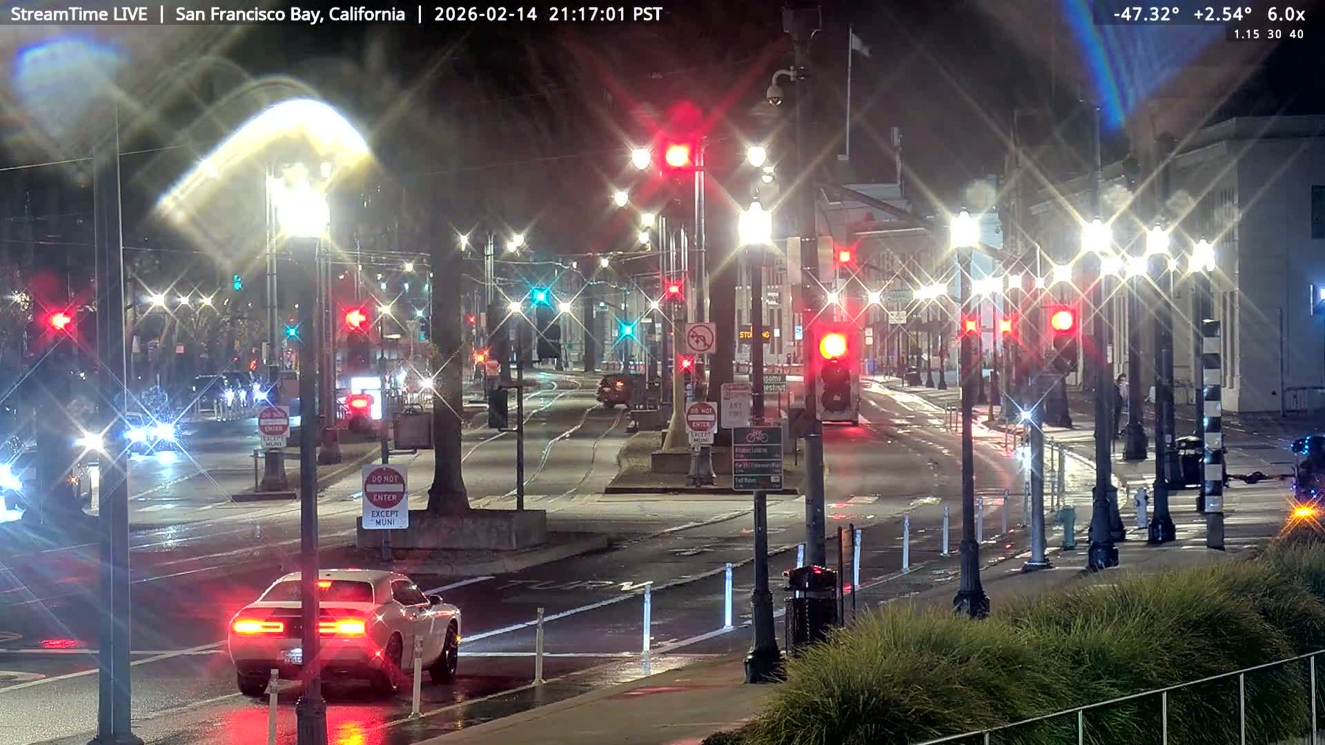 San Francisco City & San Francisco Bay Area (Oakland - Hayward) from Pier 23 Panoramic Live Cam - San Francisco, San Francisco Bay Area, California, USA