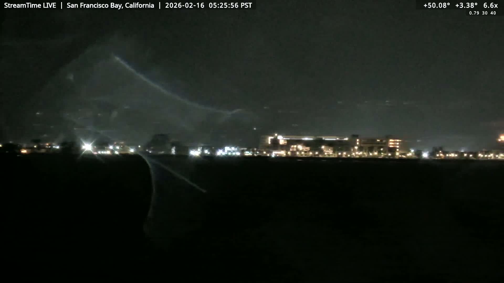 San Francisco City & San Francisco Bay Area (Oakland - Hayward) from Pier 23 Panoramic Live Cam - San Francisco, San Francisco Bay Area, California, USA