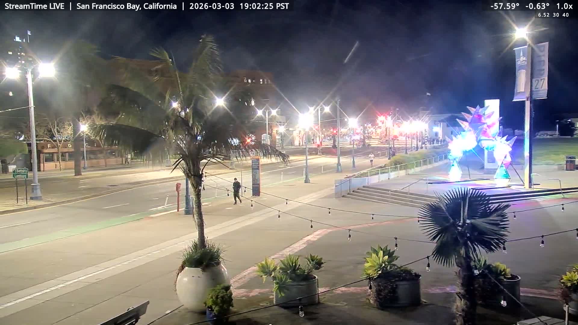 San Francisco City & San Francisco Bay Area (Oakland - Hayward) from Pier 23 Panoramic Live Cam - San Francisco, San Francisco Bay Area, California, USA