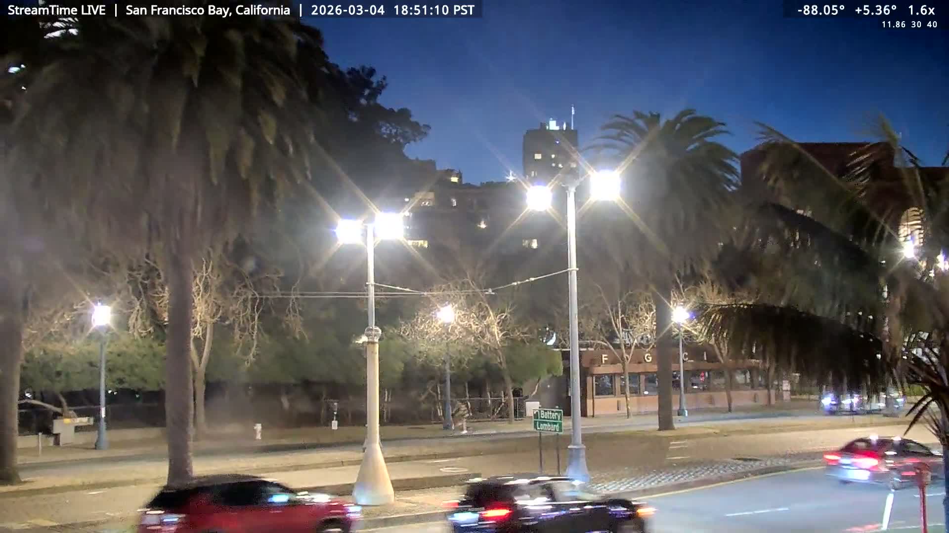 San Francisco City & San Francisco Bay Area (Oakland - Hayward) from Pier 23 Panoramic Live Cam - San Francisco, San Francisco Bay Area, California, USA