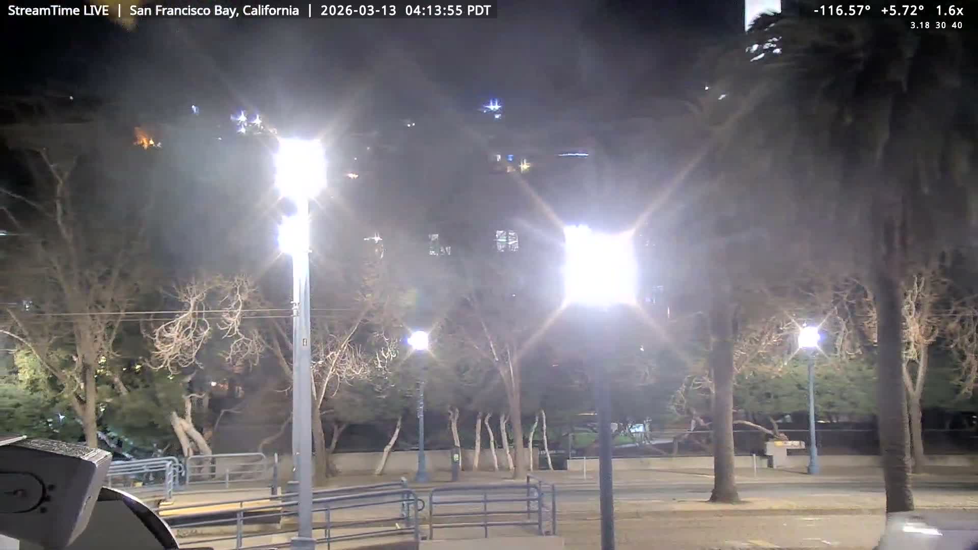 San Francisco City & San Francisco Bay Area (Oakland - Hayward) from Pier 23 Panoramic Live Cam - San Francisco, San Francisco Bay Area, California, USA