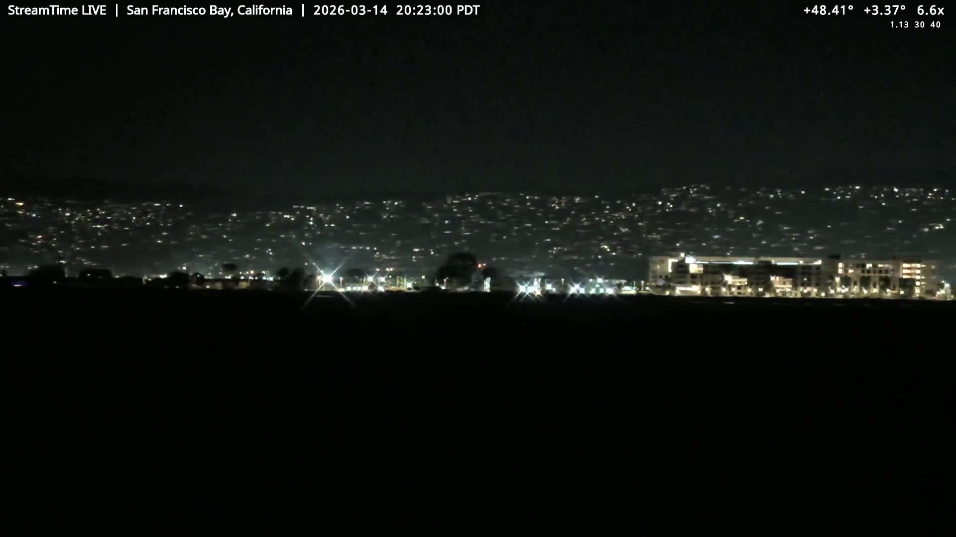 San Francisco City & San Francisco Bay Area (Oakland - Hayward) from Pier 23 Panoramic Live Cam - San Francisco, San Francisco Bay Area, California, USA