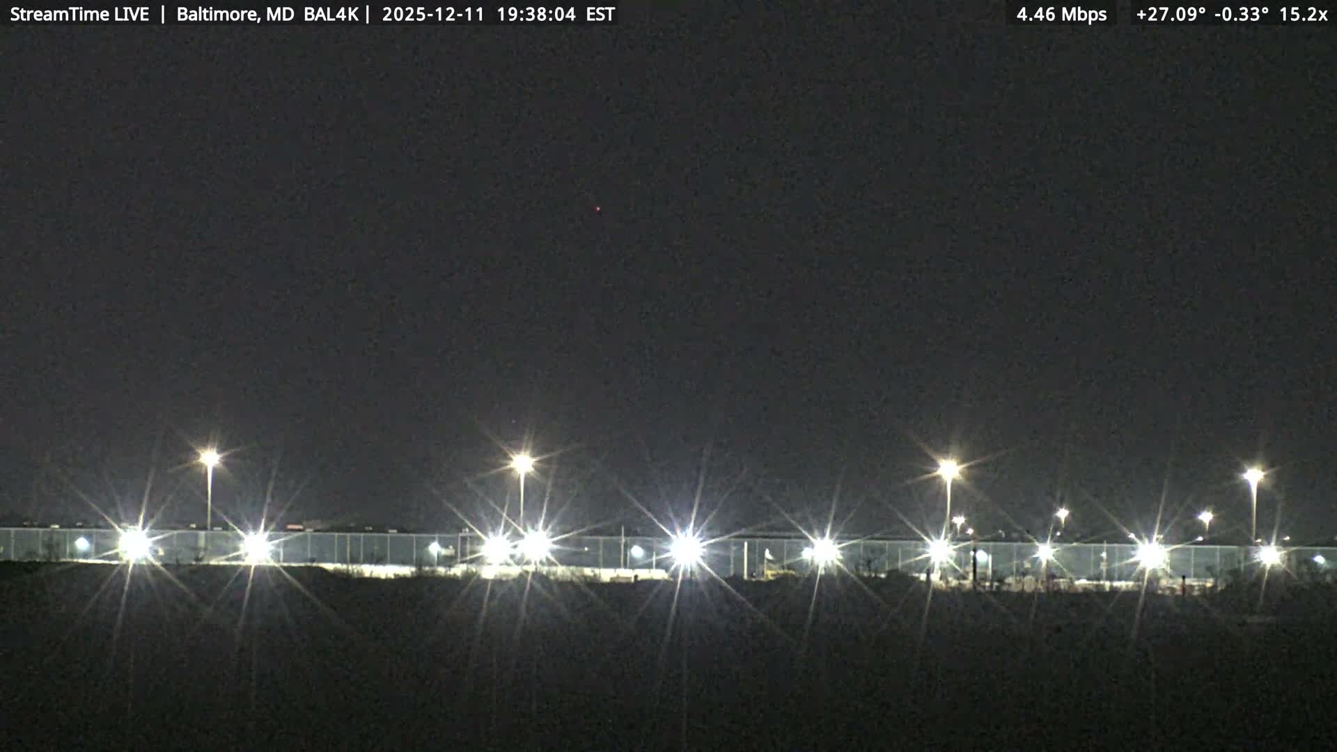 Port of Baltimore, Francis Scott Key Bridge, & Dundalk Marine Terminal & Patapsco River View from Fort Smallwood Park Live Cam - Pasadena, Anne Arundel, Maryland, USA