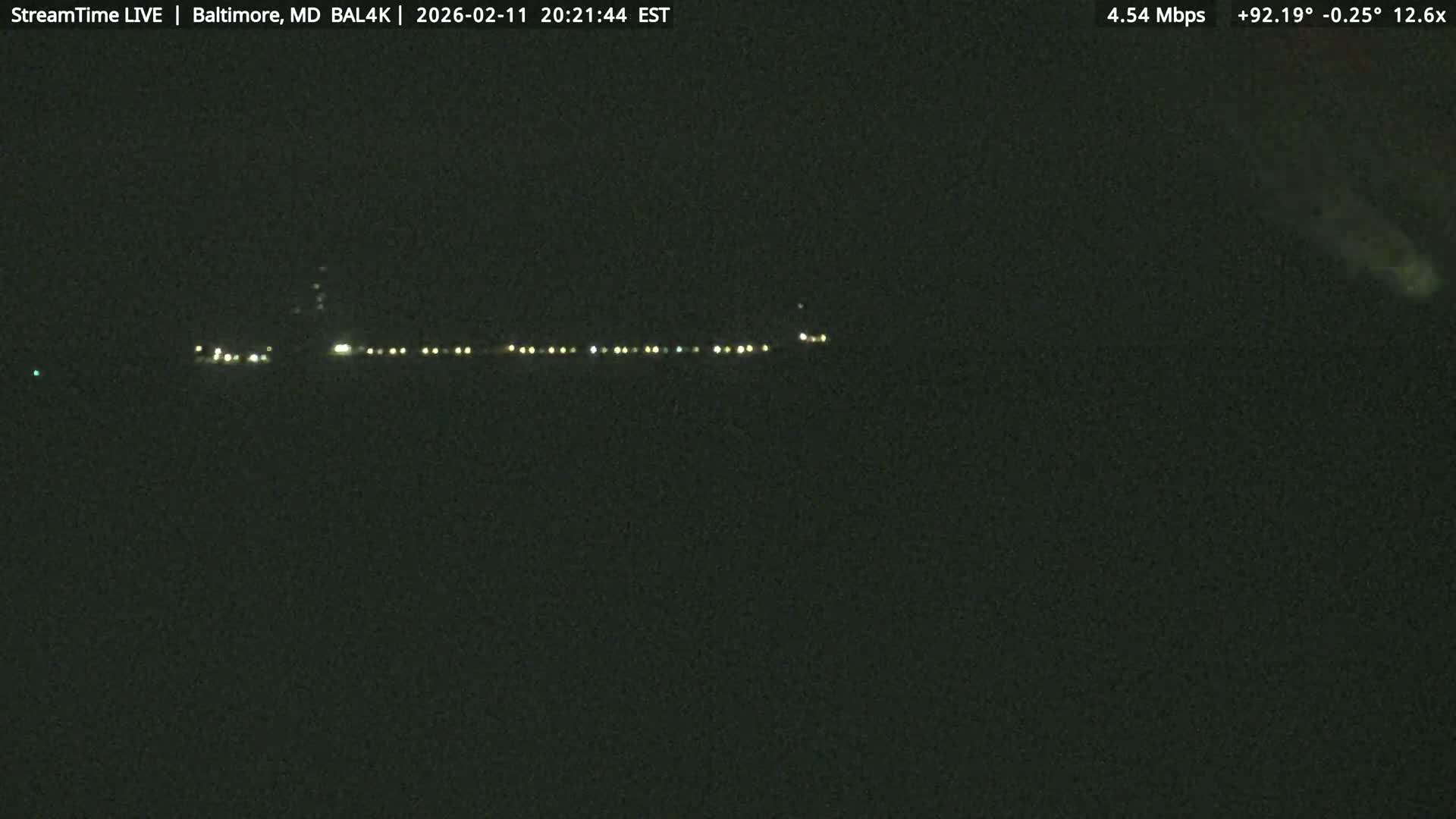 Port of Baltimore, Francis Scott Key Bridge, & Dundalk Marine Terminal & Patapsco River View from Fort Smallwood Park Live Cam - Pasadena, Anne Arundel, Maryland, USA