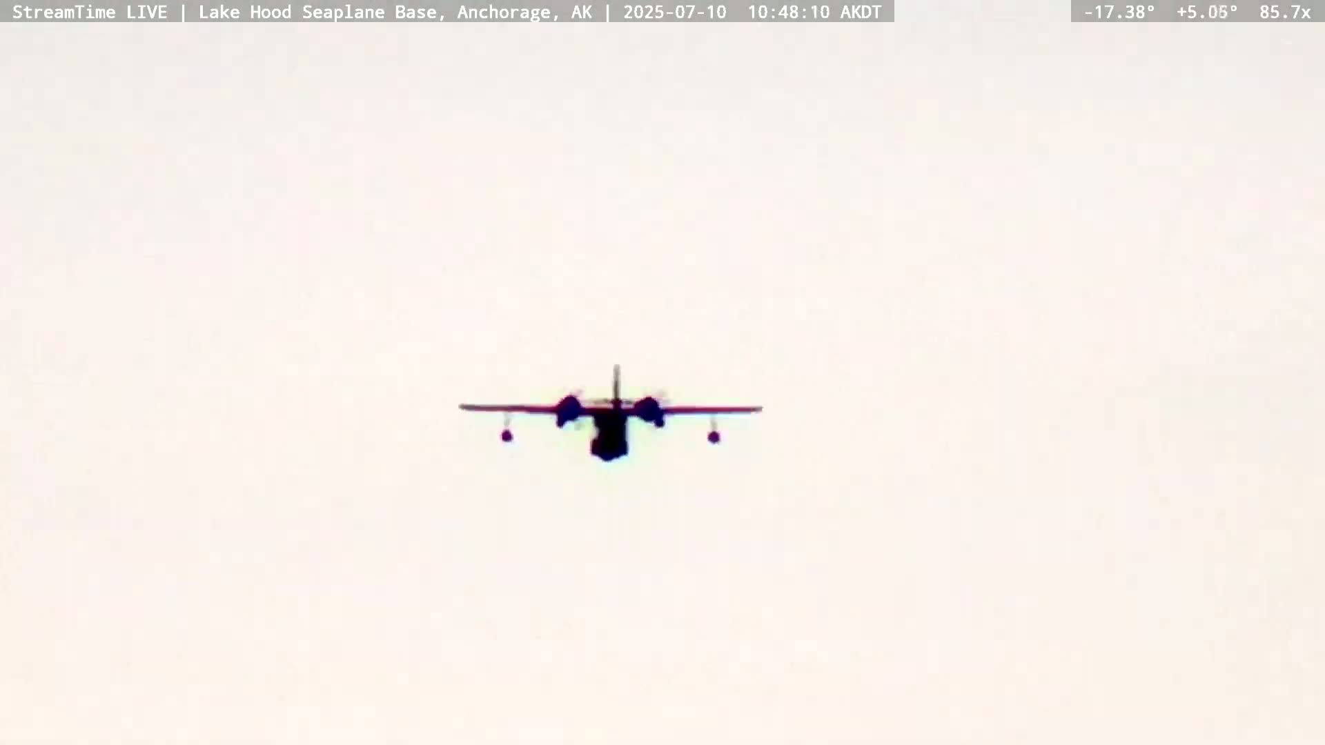 Anchorage, Lake Hood Seaplane Base / Ted Stevens International Airport Live Cam ANC / PANC - Turnagain, Anchorage, Alaska, USA
