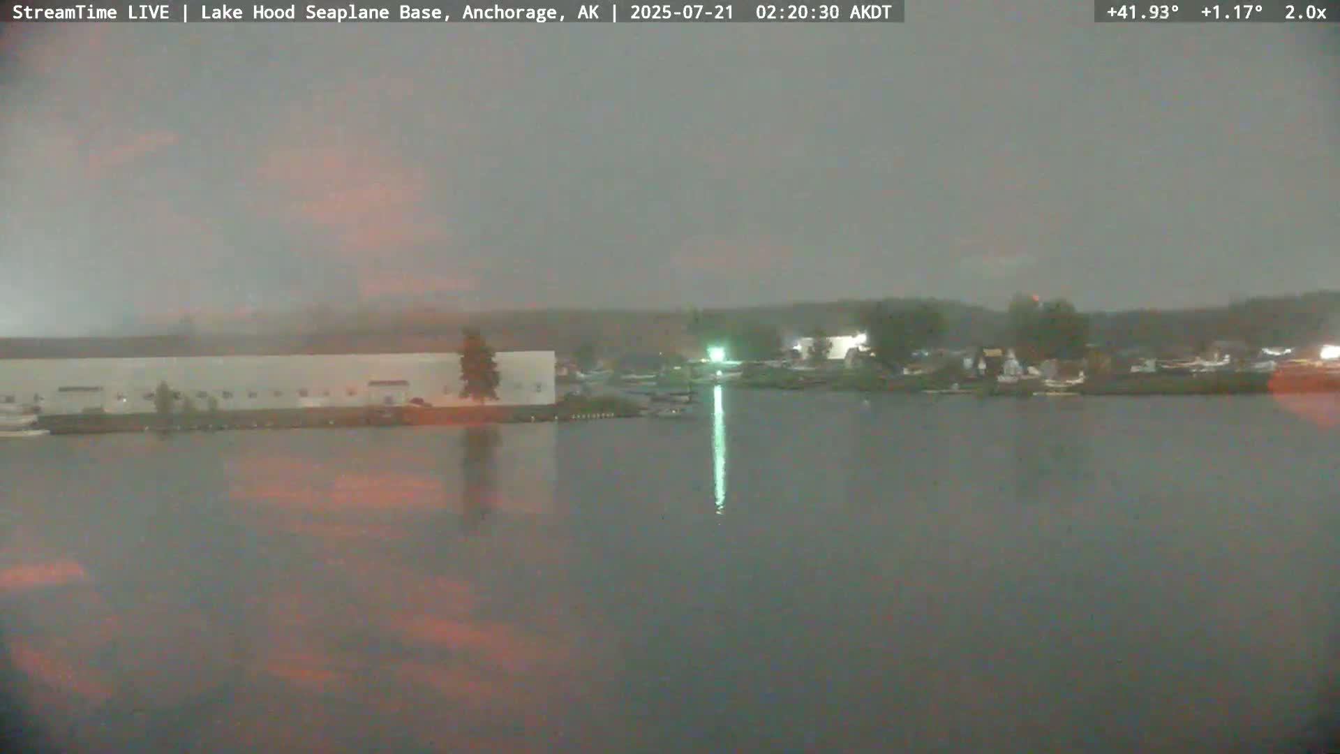 Anchorage, Lake Hood Seaplane Base / Ted Stevens International Airport Live Cam ANC / PANC - Turnagain, Anchorage, Alaska, USA