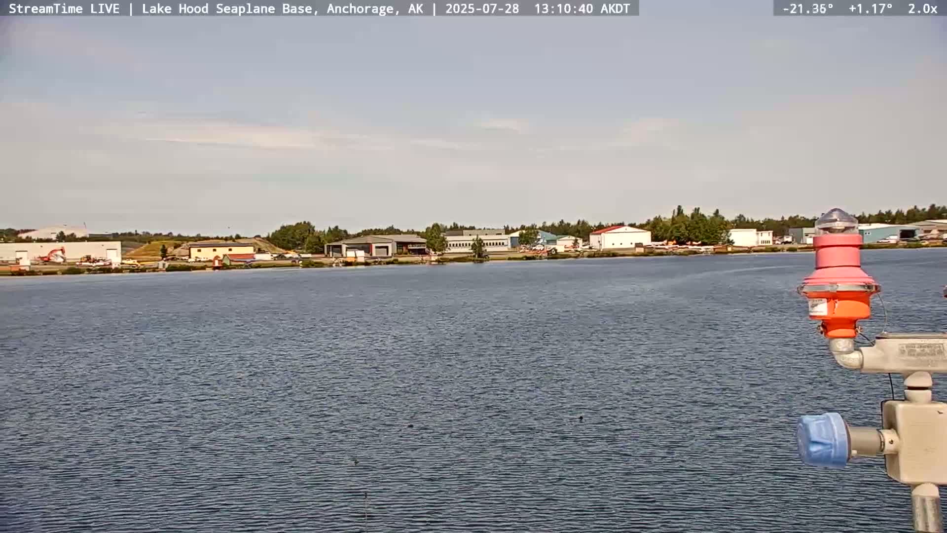 Anchorage, Lake Hood Seaplane Base / Ted Stevens International Airport Live Cam ANC / PANC - Turnagain, Anchorage, Alaska, USA