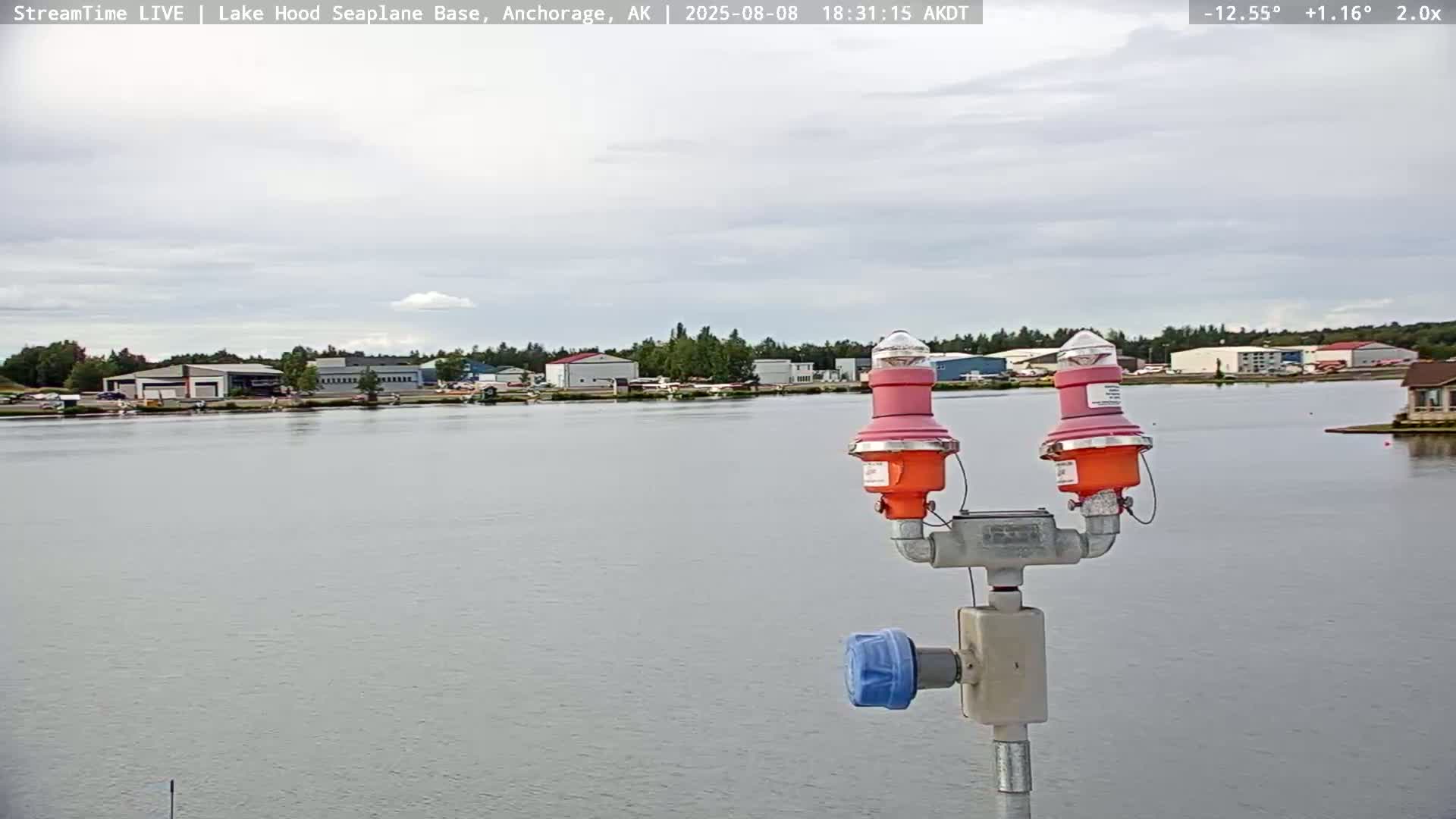 Anchorage, Lake Hood Seaplane Base / Ted Stevens International Airport Live Cam ANC / PANC - Turnagain, Anchorage, Alaska, USA