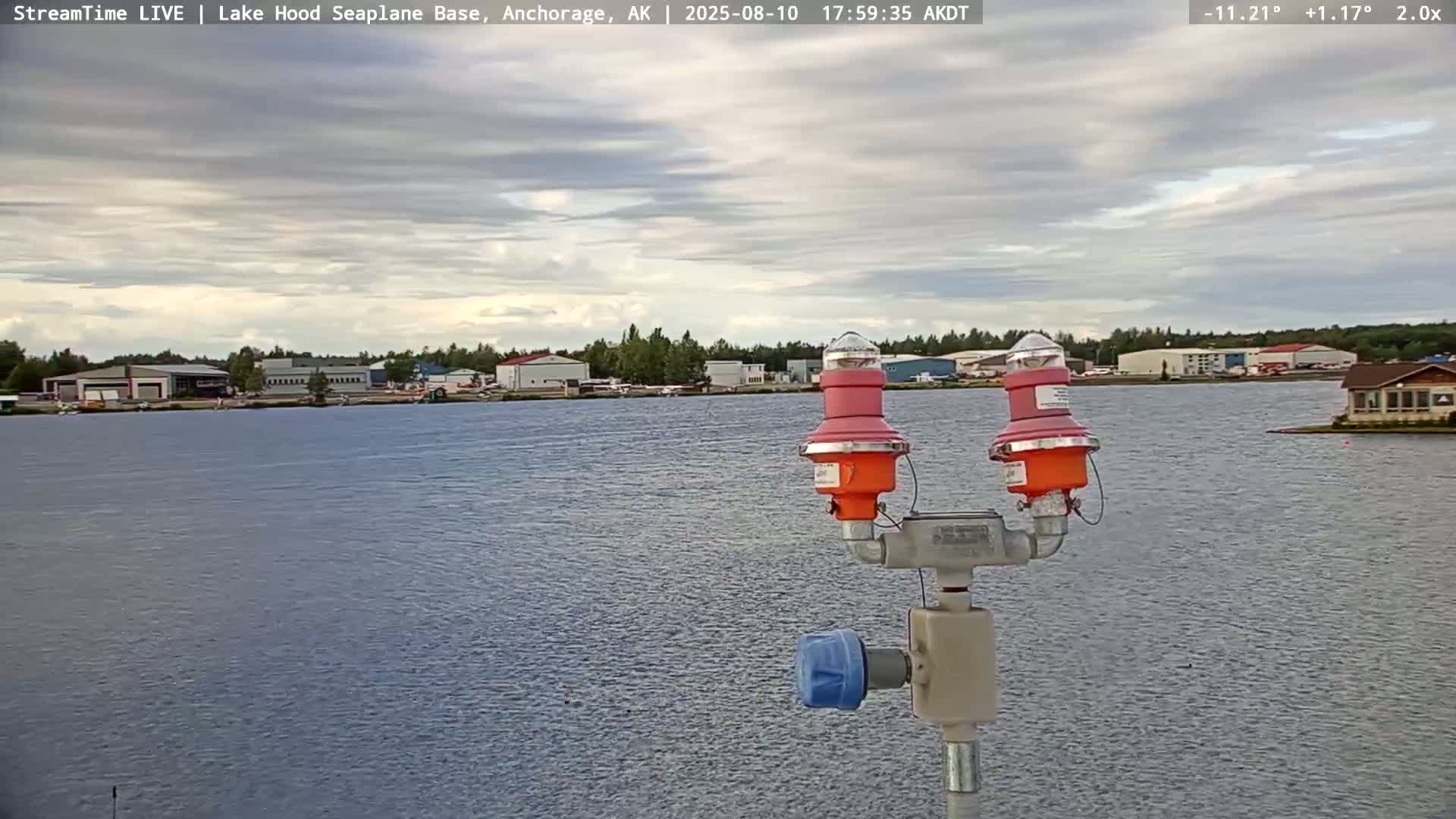 Anchorage, Lake Hood Seaplane Base / Ted Stevens International Airport Live Cam ANC / PANC - Turnagain, Anchorage, Alaska, USA