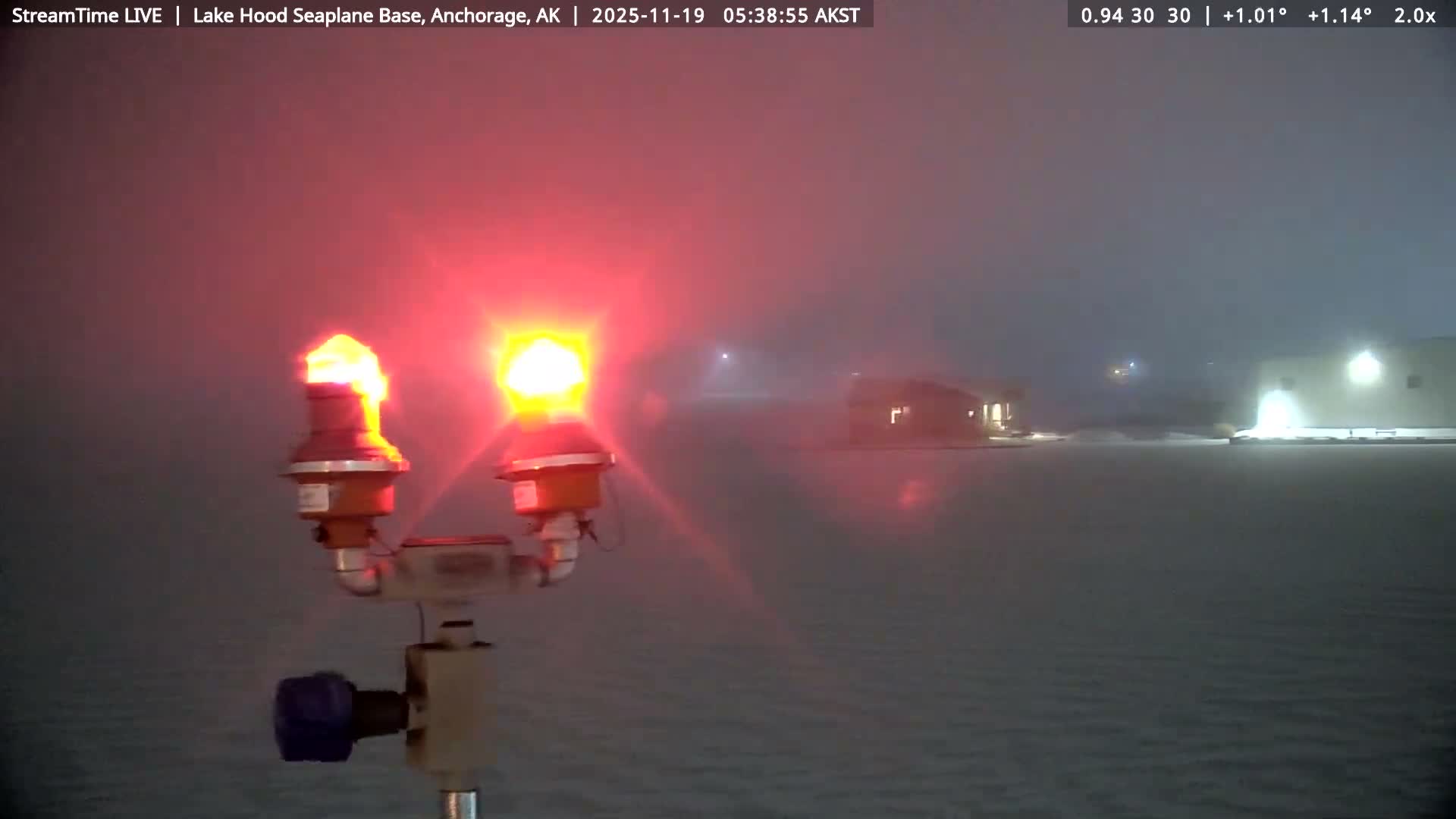 Anchorage, Lake Hood Seaplane Base / Ted Stevens International Airport Live Cam ANC / PANC - Turnagain, Anchorage, Alaska, USA