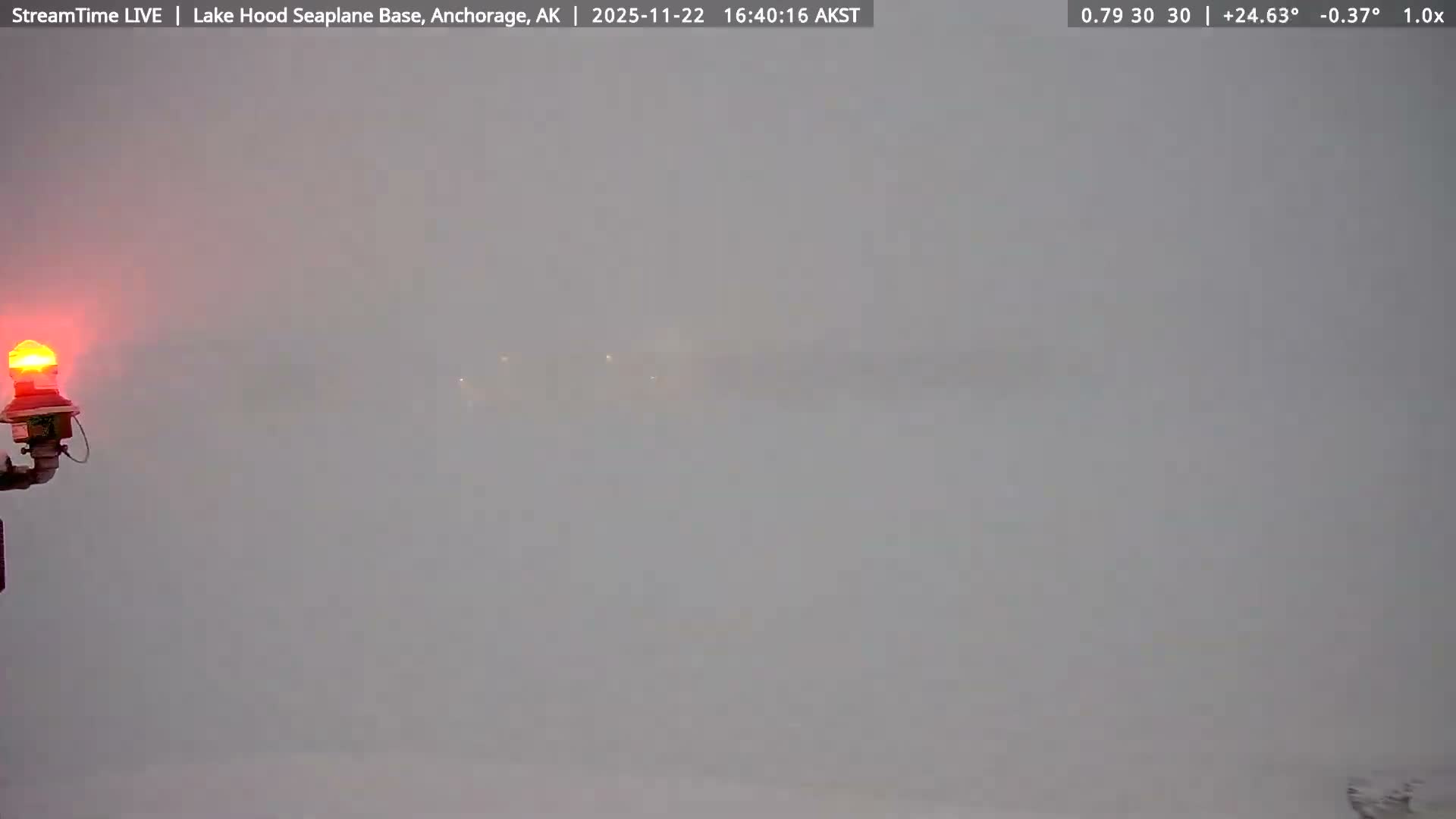 Anchorage, Lake Hood Seaplane Base / Ted Stevens International Airport Live Cam ANC / PANC - Turnagain, Anchorage, Alaska, USA