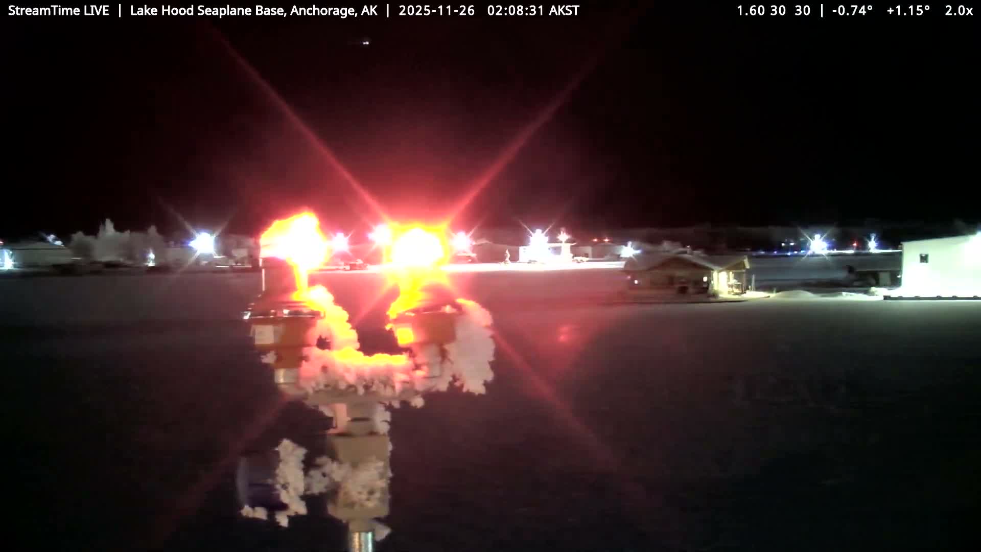 Anchorage, Lake Hood Seaplane Base / Ted Stevens International Airport Live Cam ANC / PANC - Turnagain, Anchorage, Alaska, USA