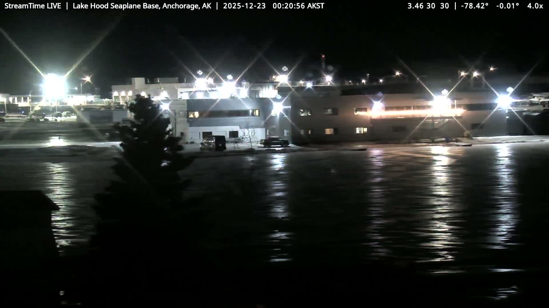 Anchorage, Lake Hood Seaplane Base / Ted Stevens International Airport Live Cam ANC / PANC - Turnagain, Anchorage, Alaska, USA