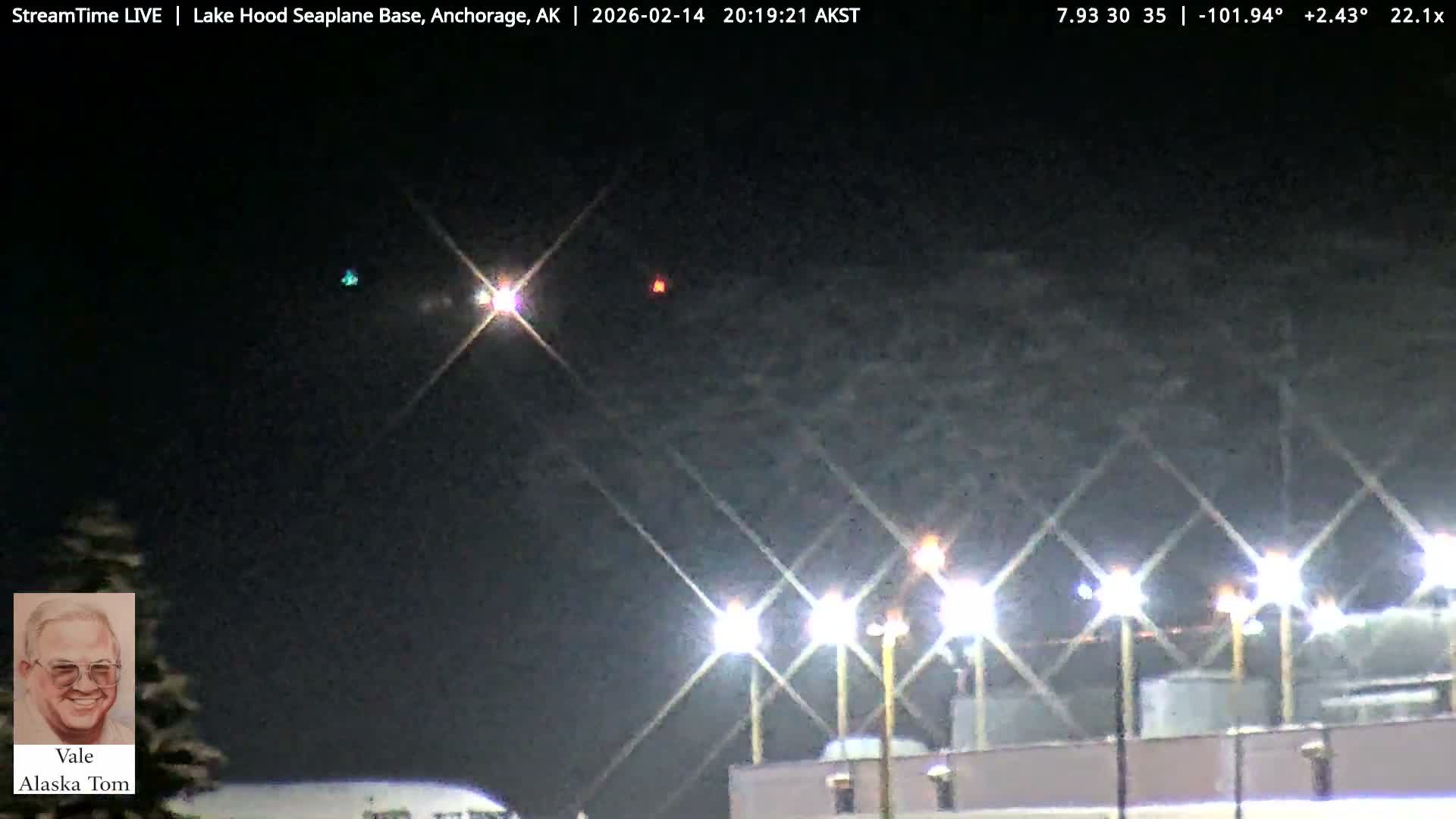 Anchorage, Lake Hood Seaplane Base / Ted Stevens International Airport Live Cam ANC / PANC - Turnagain, Anchorage, Alaska, USA