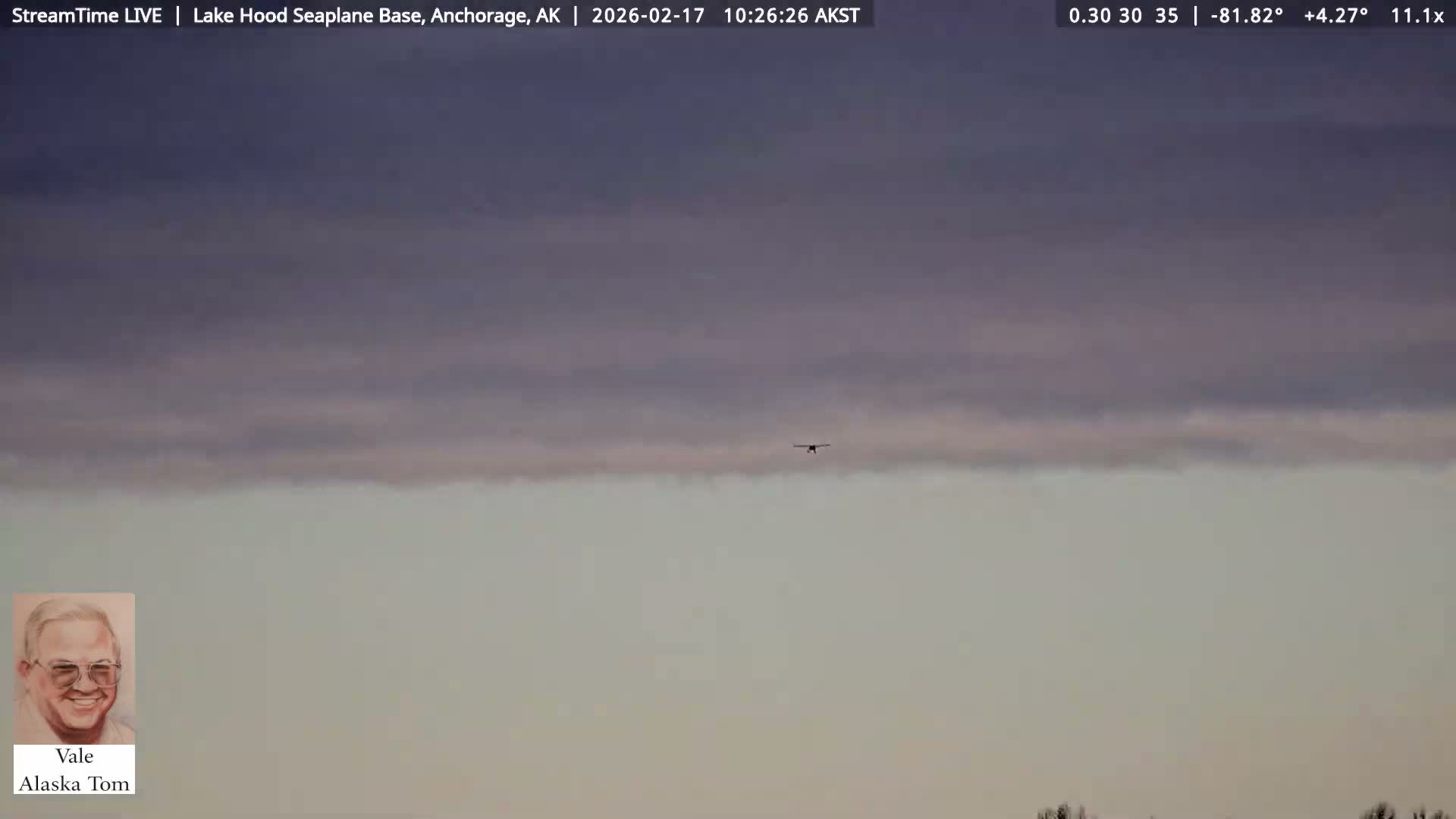 Anchorage, Lake Hood Seaplane Base / Ted Stevens International Airport Live Cam ANC / PANC - Turnagain, Anchorage, Alaska, USA