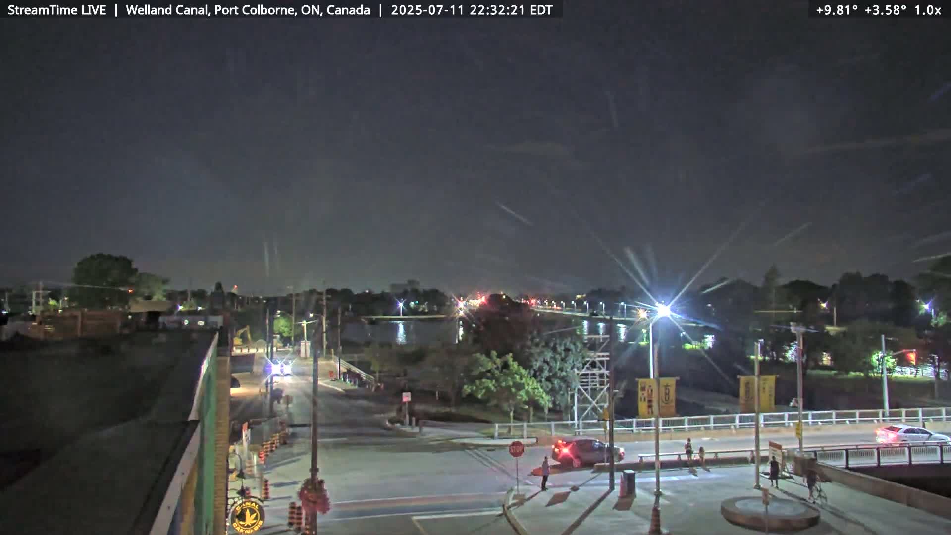 Port Colborne City, Welland Canal & Bridge 21 Live Cam - Port Colborne, Niagara, Ontario, Canada