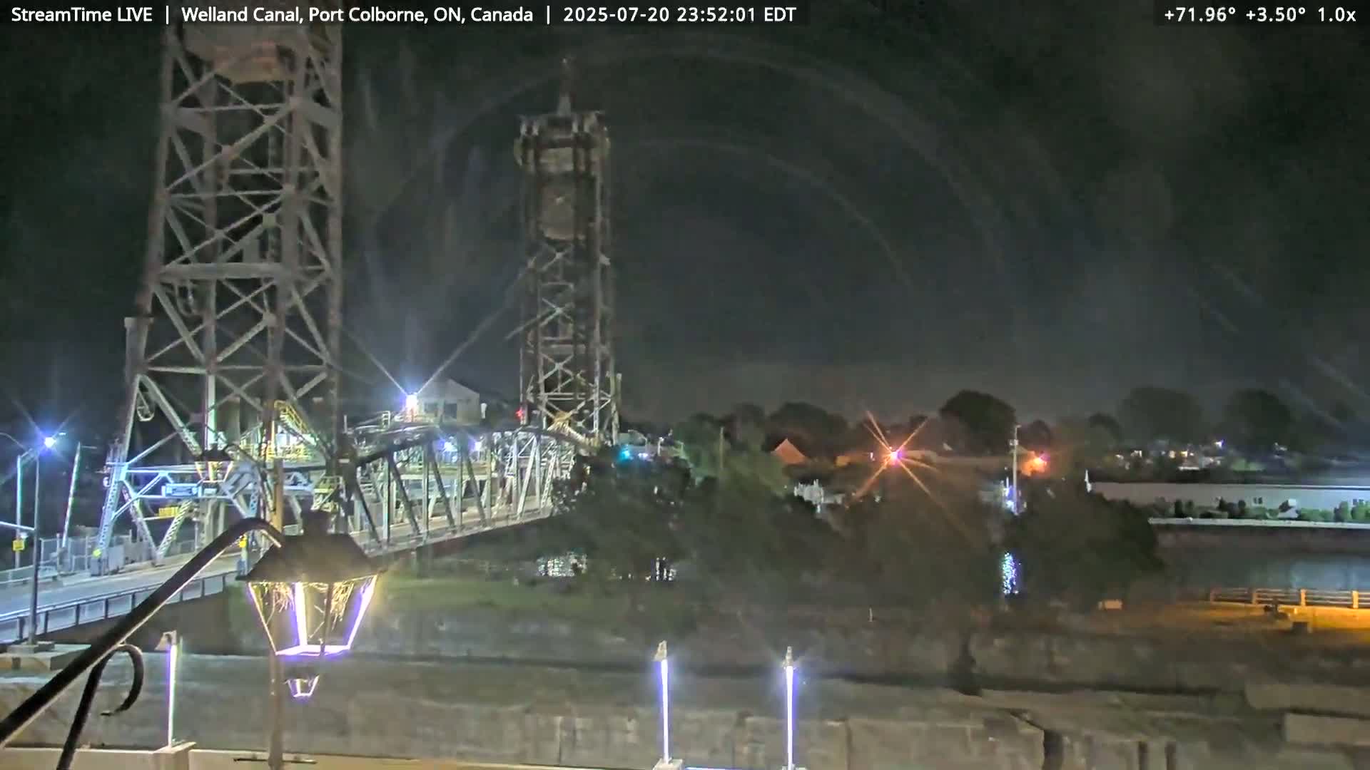 Port Colborne City, Welland Canal & Bridge 21 Live Cam - Port Colborne, Niagara, Ontario, Canada