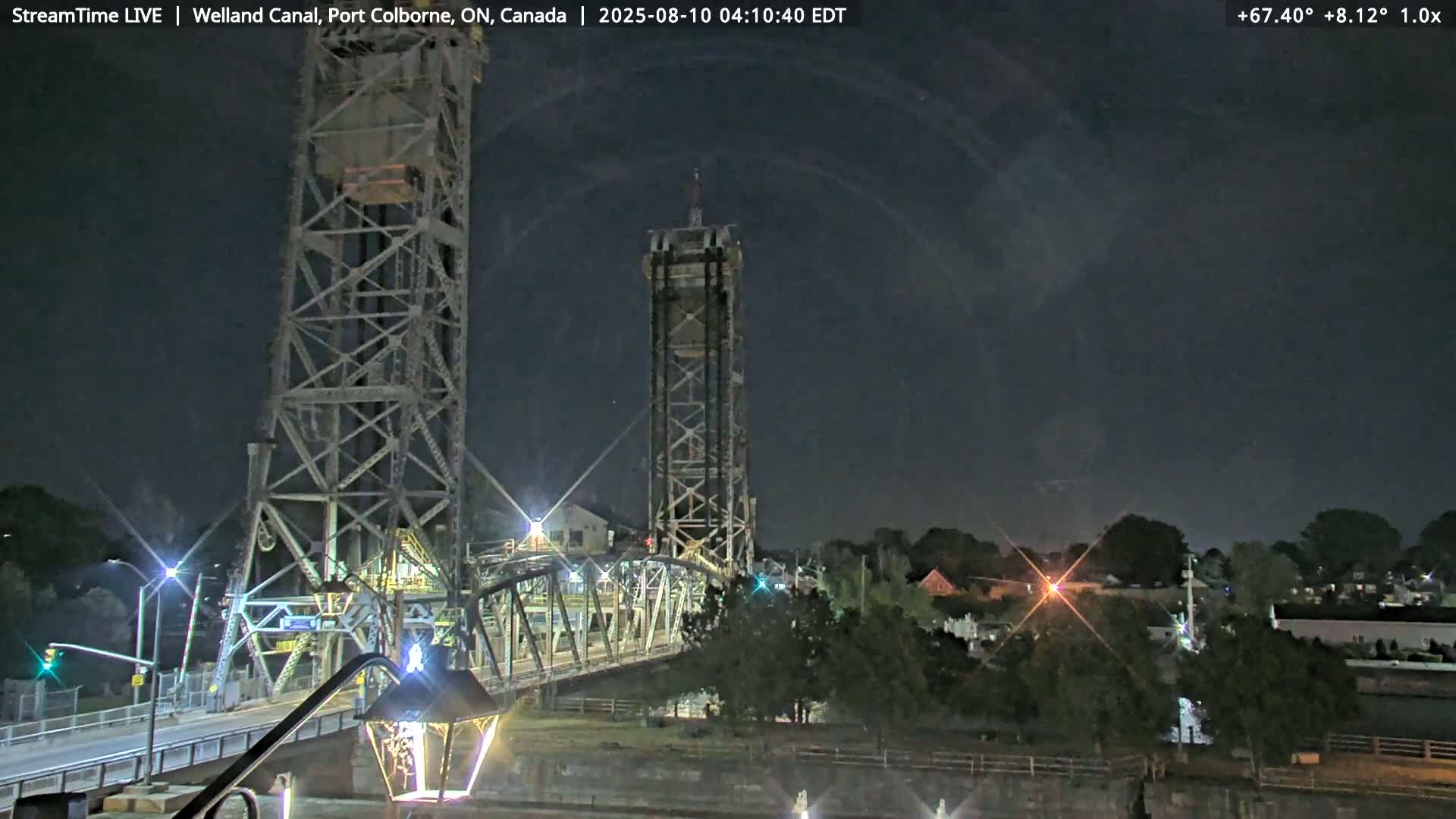 Port Colborne City, Welland Canal & Bridge 21 Live Cam - Port Colborne, Niagara, Ontario, Canada