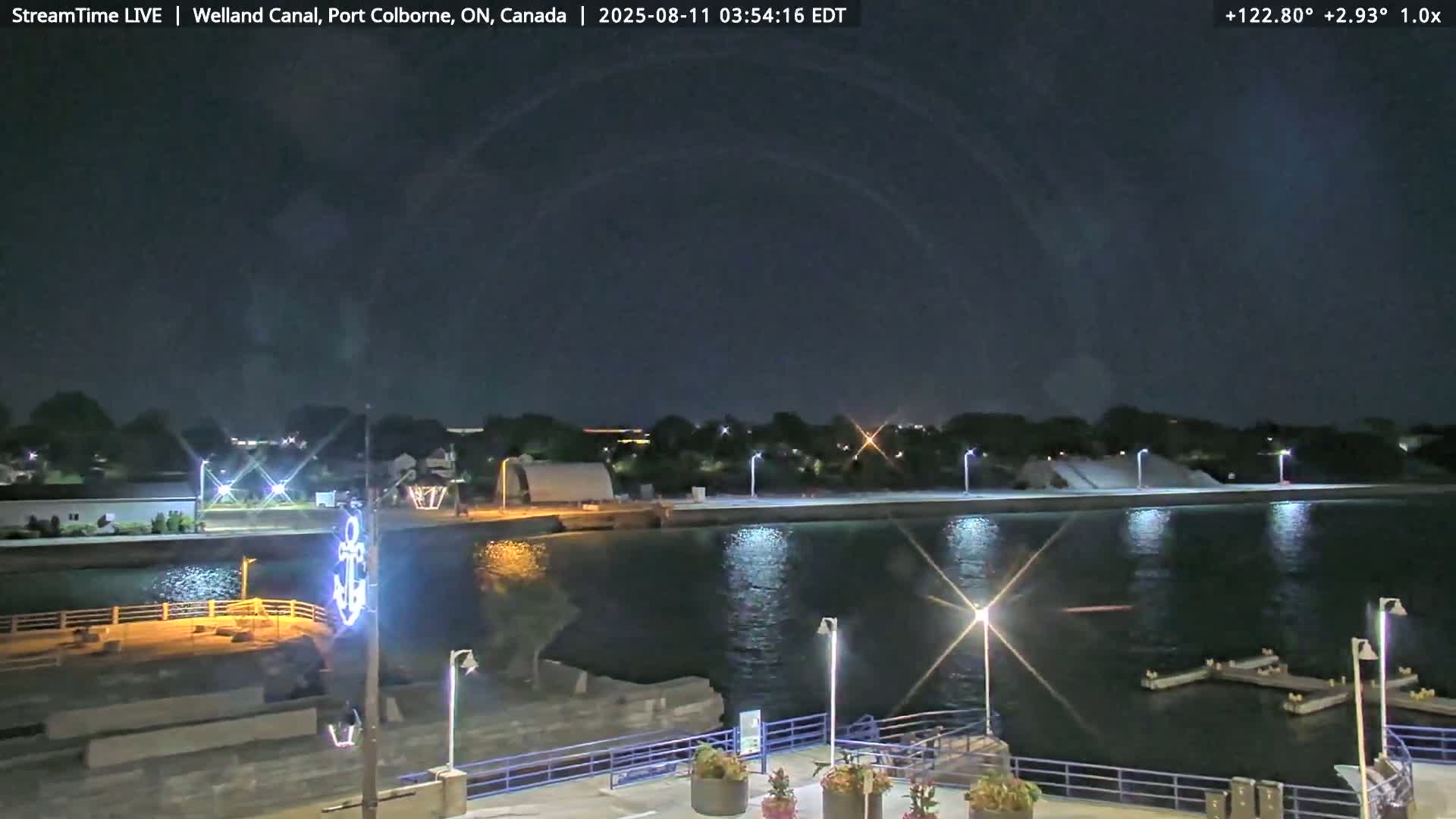 Port Colborne City, Welland Canal & Bridge 21 Live Cam - Port Colborne, Niagara, Ontario, Canada