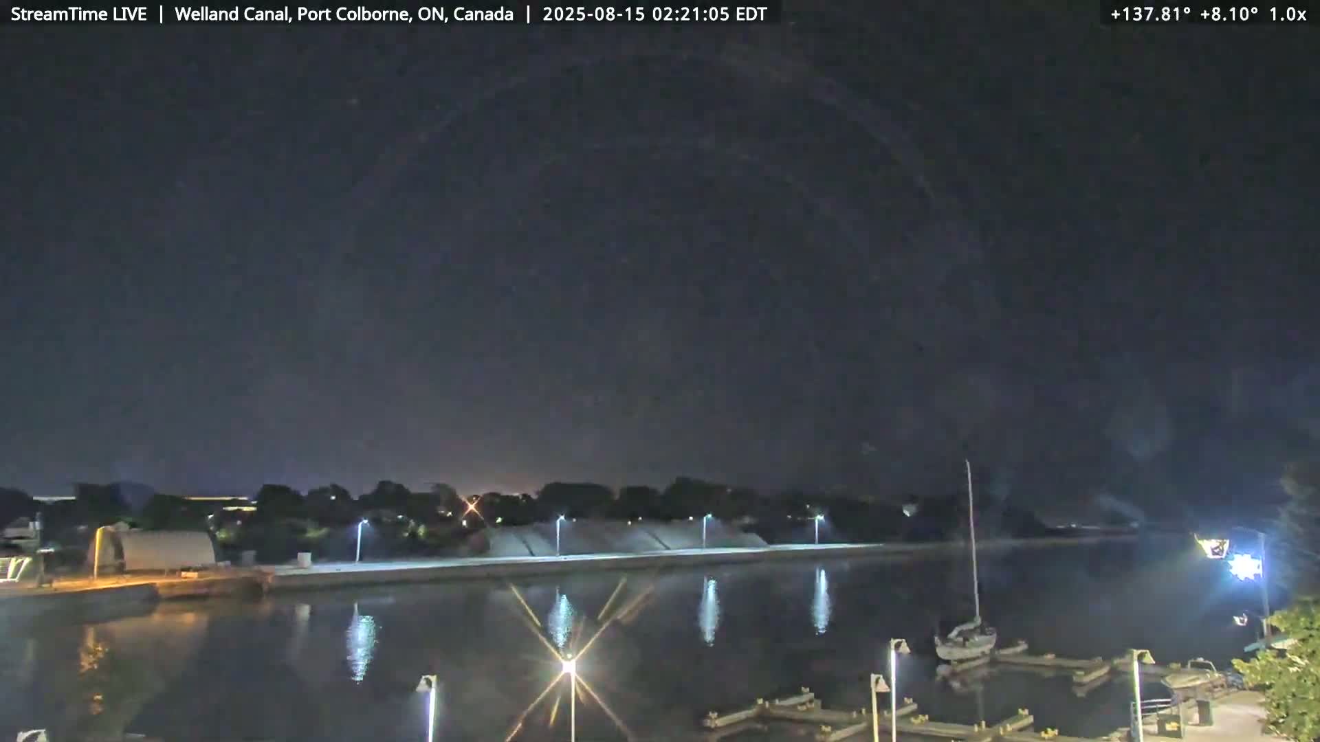Port Colborne City, Welland Canal & Bridge 21 Live Cam - Port Colborne, Niagara, Ontario, Canada