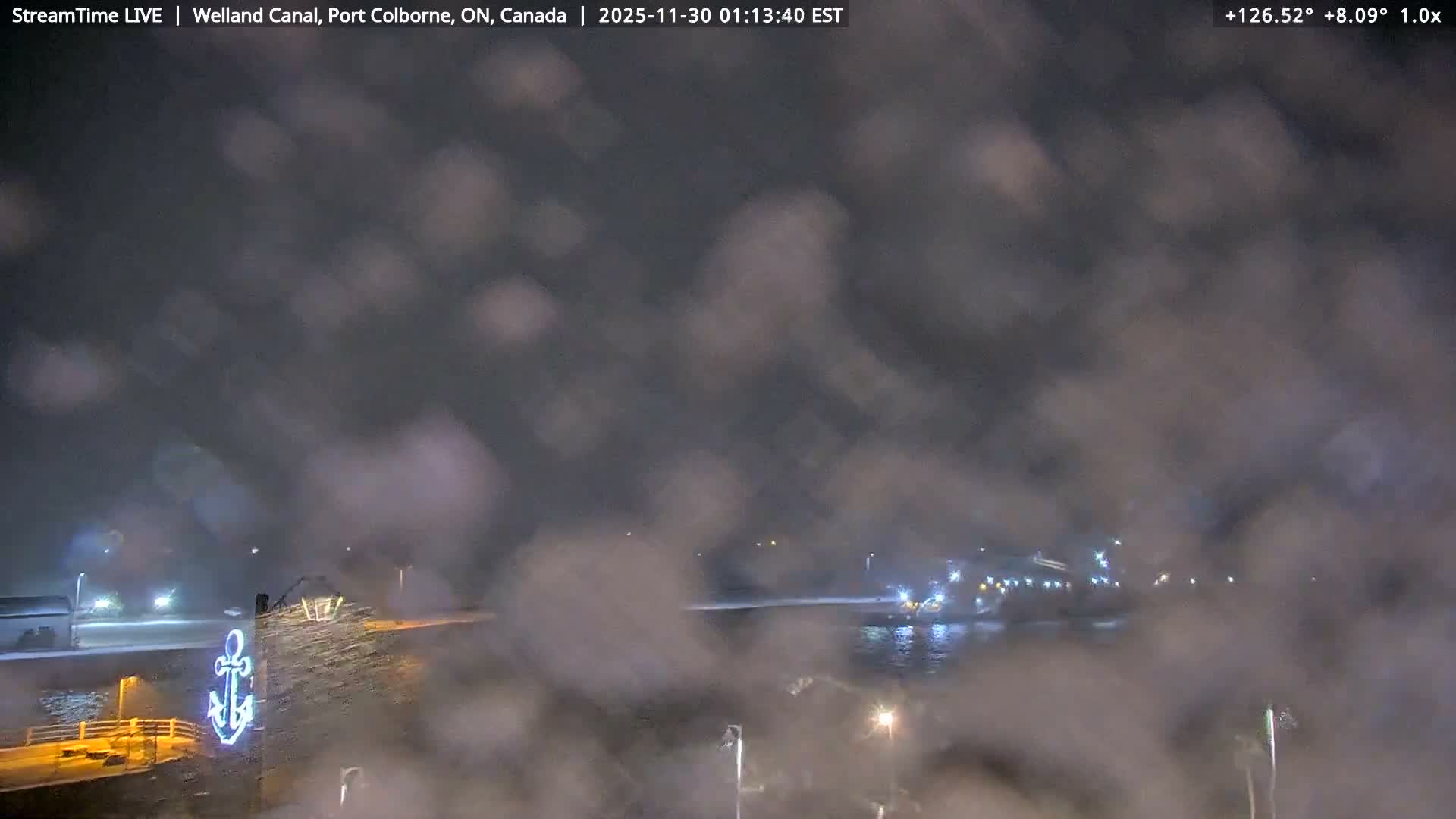 Port Colborne City, Welland Canal & Bridge 21 Live Cam - Port Colborne, Niagara, Ontario, Canada