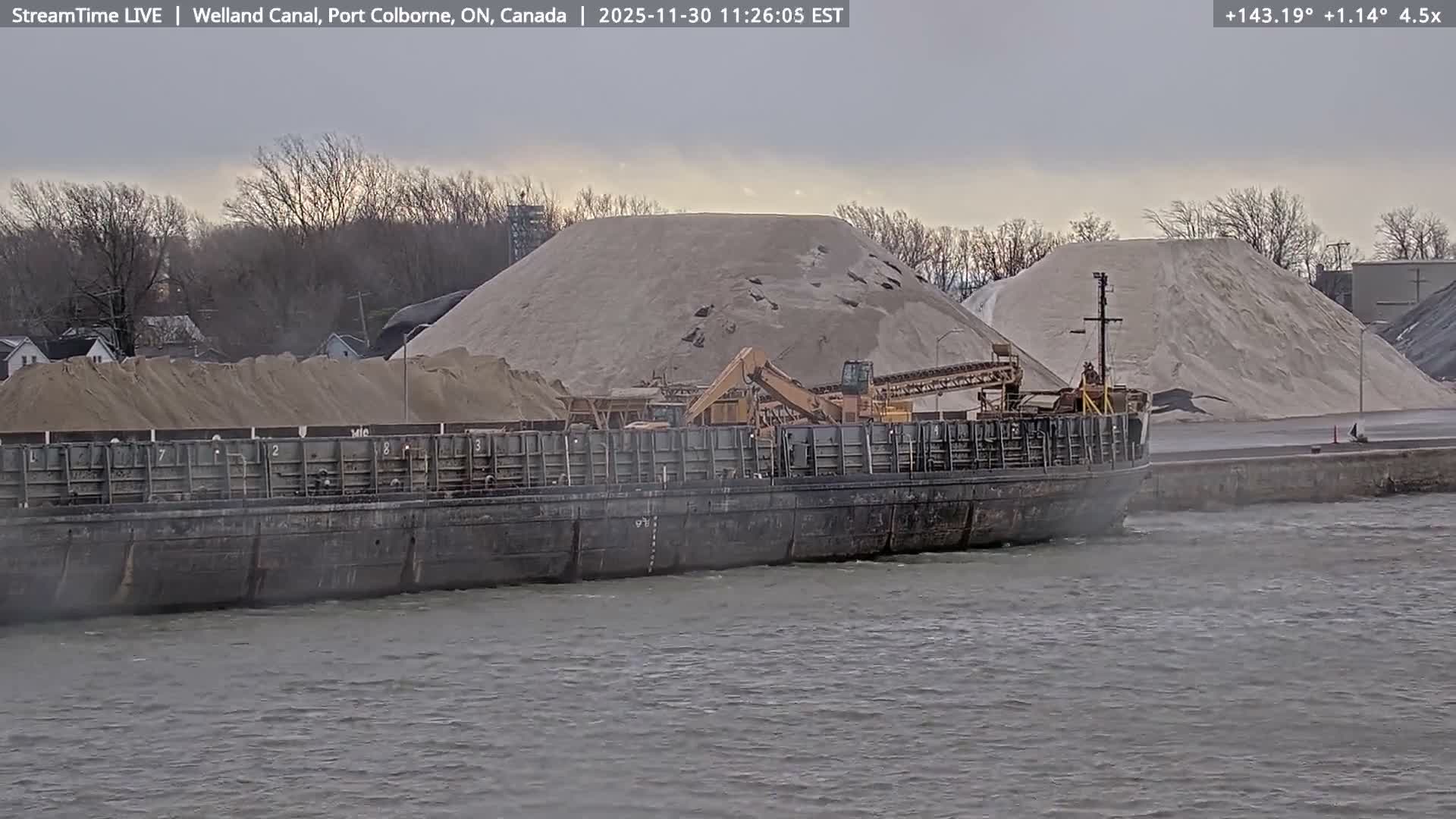 Port Colborne City, Welland Canal & Bridge 21 Live Cam - Port Colborne, Niagara, Ontario, Canada