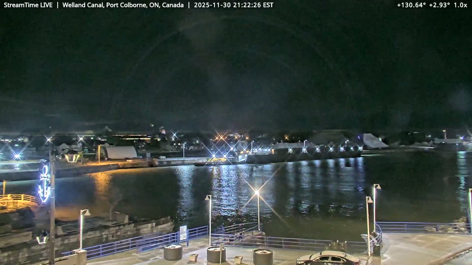 Port Colborne City, Welland Canal & Bridge 21 Live Cam - Port Colborne, Niagara, Ontario, Canada