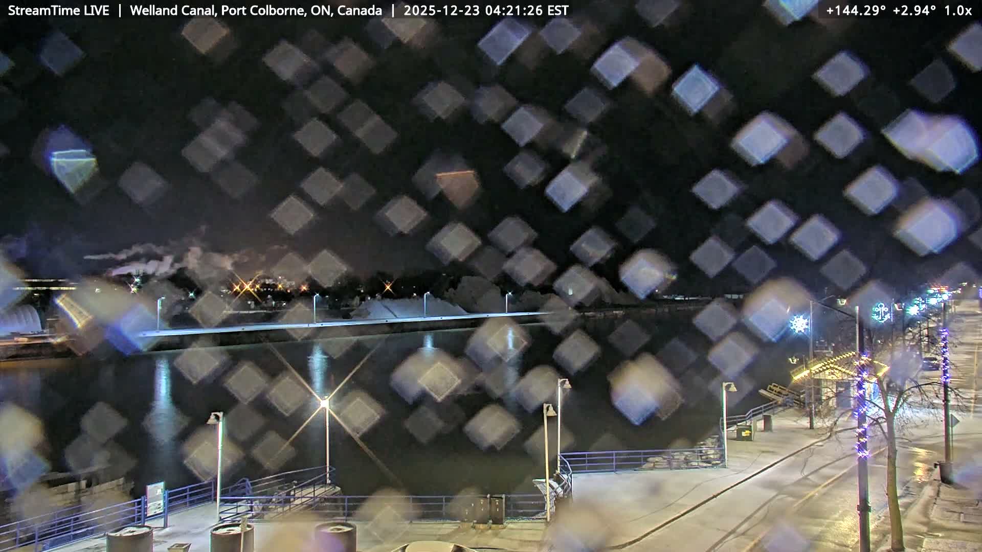Port Colborne City, Welland Canal & Bridge 21 Live Cam - Port Colborne, Niagara, Ontario, Canada