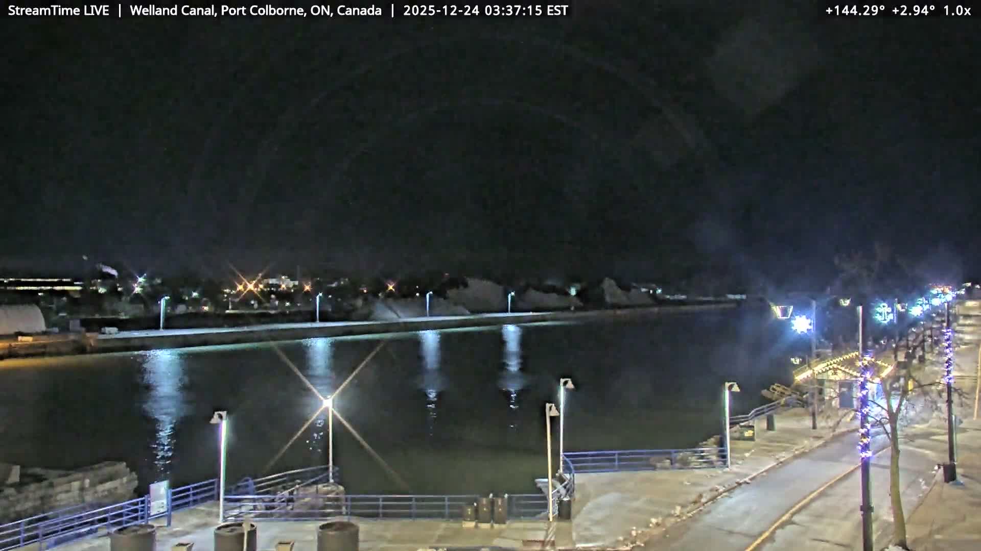 Port Colborne City, Welland Canal & Bridge 21 Live Cam - Port Colborne, Niagara, Ontario, Canada