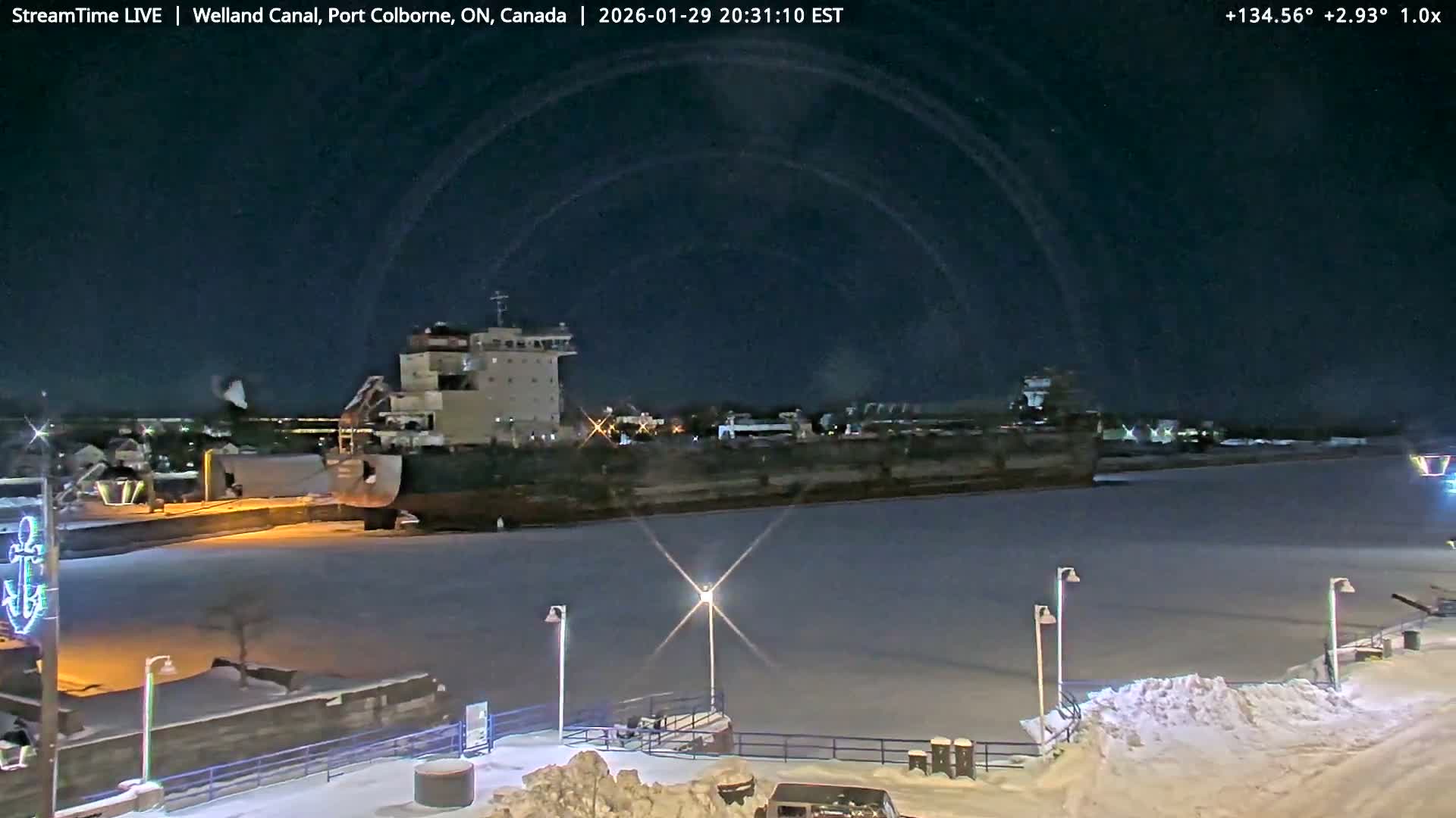 Port Colborne City, Welland Canal & Bridge 21 Live Cam - Port Colborne, Niagara, Ontario, Canada