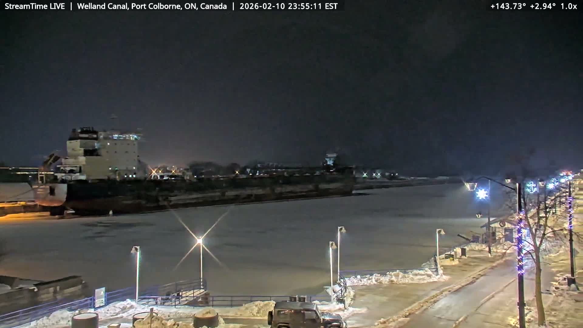 Port Colborne City, Welland Canal & Bridge 21 Live Cam - Port Colborne, Niagara, Ontario, Canada
