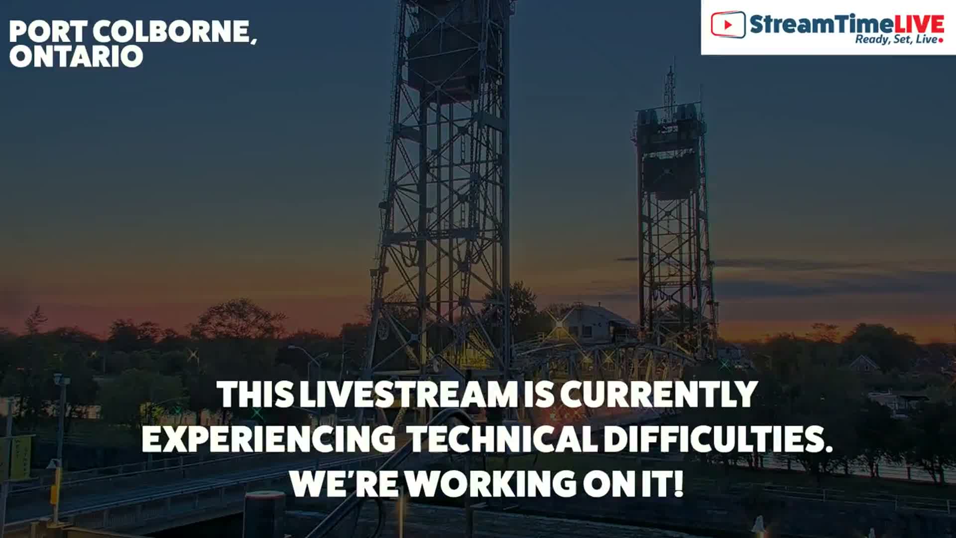 Port Colborne City, Welland Canal & Bridge 21 Live Cam - Port Colborne, Niagara, Ontario, Canada