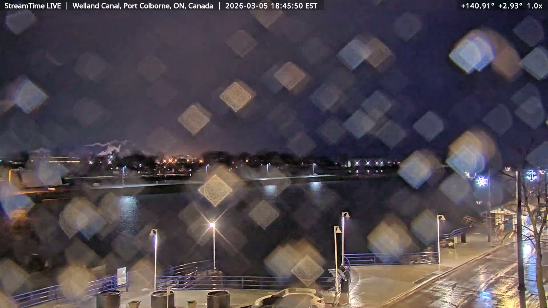 Port Colborne City, Welland Canal & Bridge 21 Live Cam - Port Colborne, Niagara, Ontario, Canada