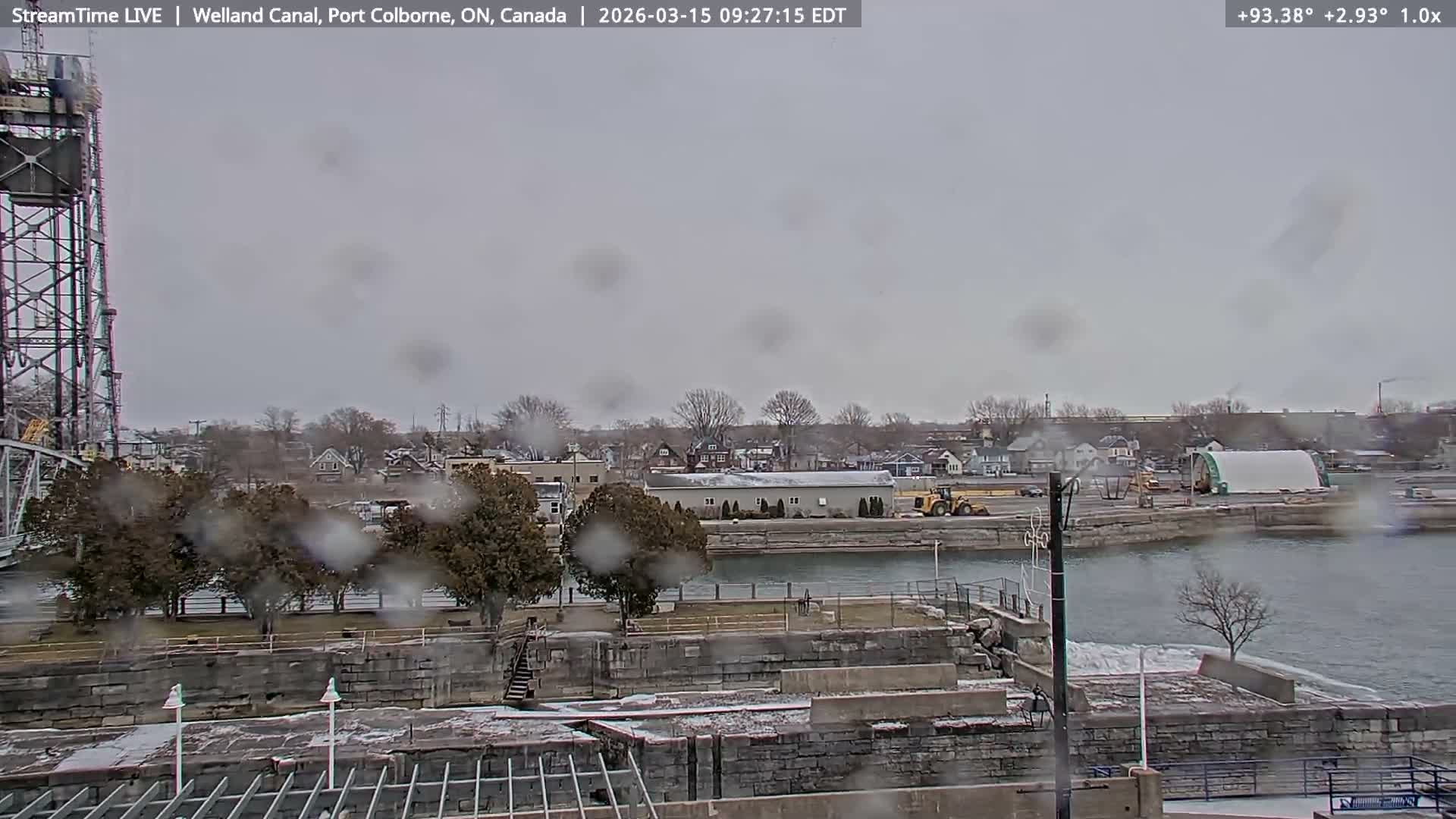 Port Colborne City, Welland Canal & Bridge 21 Live Cam - Port Colborne, Niagara, Ontario, Canada