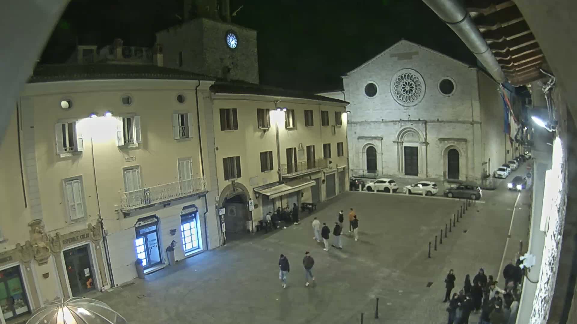 Gualdo Tadino Piazza Martiri della Libertà Square Live Cam - Perugia, Umbria, Italy