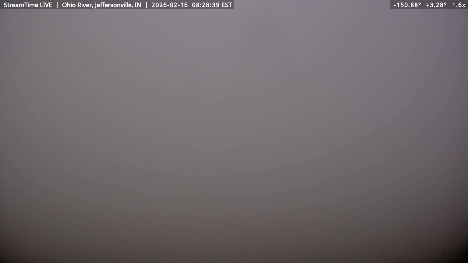 Louisville (Kentucky) & Ohio River from Jeffersonville Live Cam from - Jeffersonville, Clark, Indiana, USA