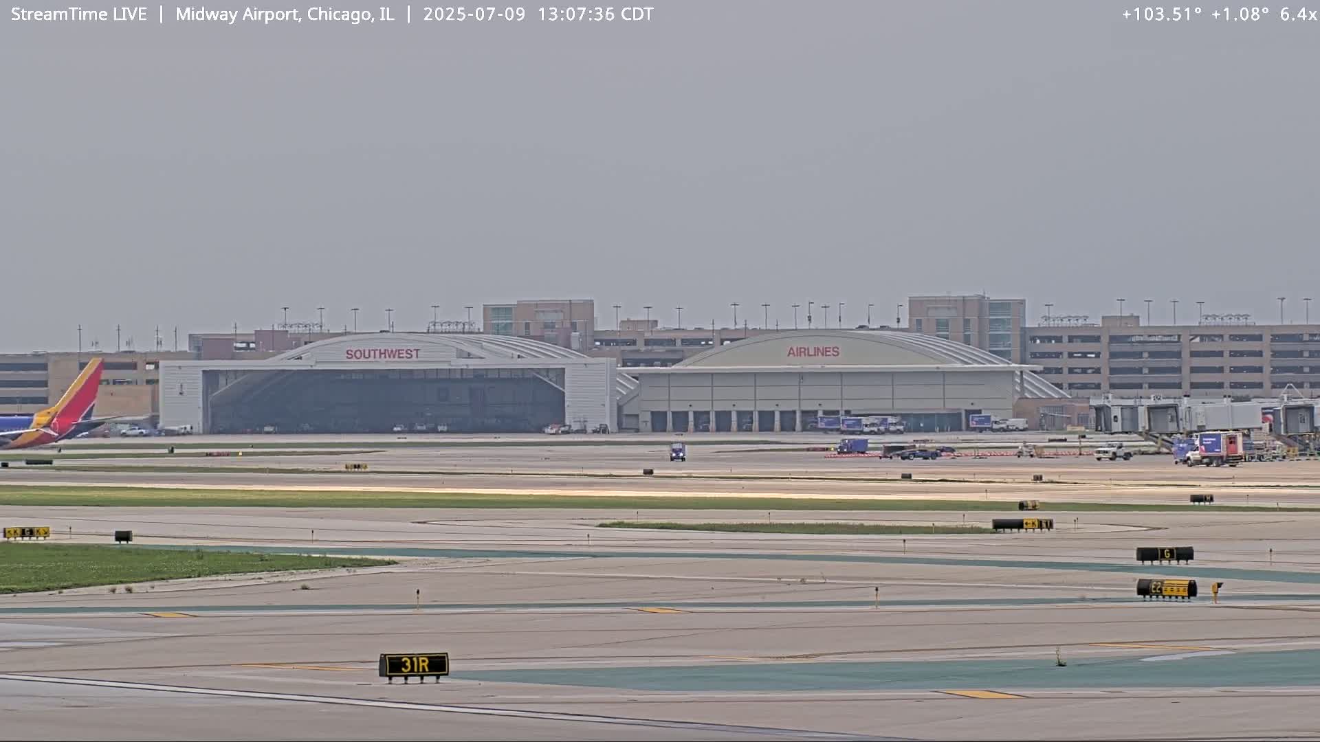Chicago Midway International Airport Live Cam MDW / KMDW - Garfield Ridge, Chicago, Cook, Illinois, USA