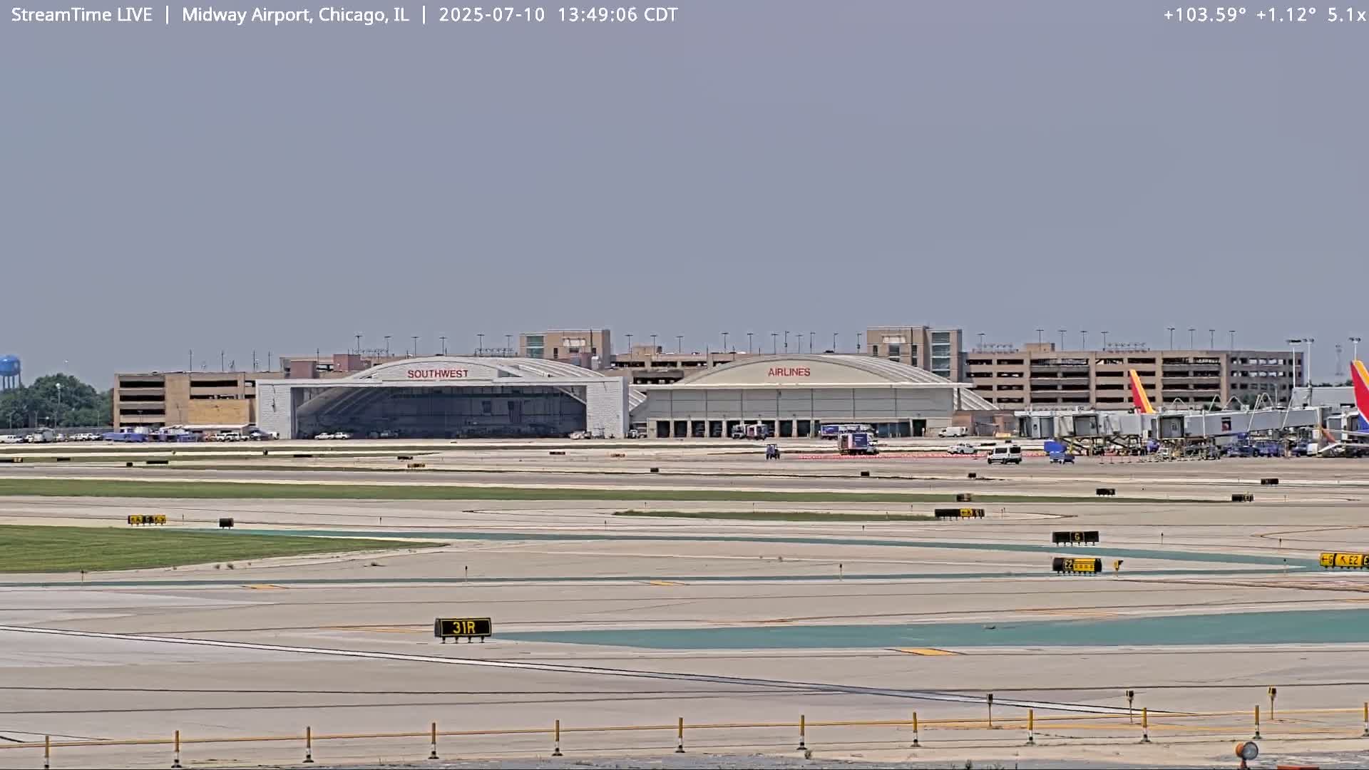 Chicago Midway International Airport Live Cam MDW / KMDW - Garfield Ridge, Chicago, Cook, Illinois, USA