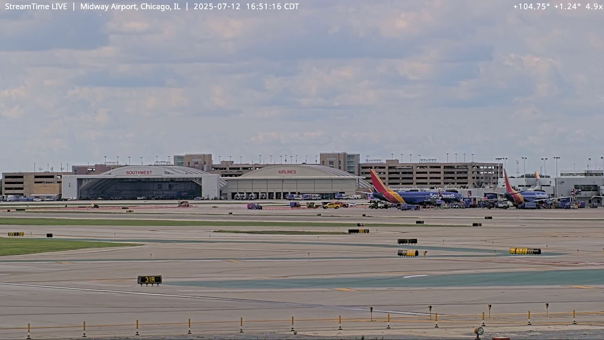 Chicago Midway International Airport Live Cam MDW / KMDW - Garfield Ridge, Chicago, Cook, Illinois, USA