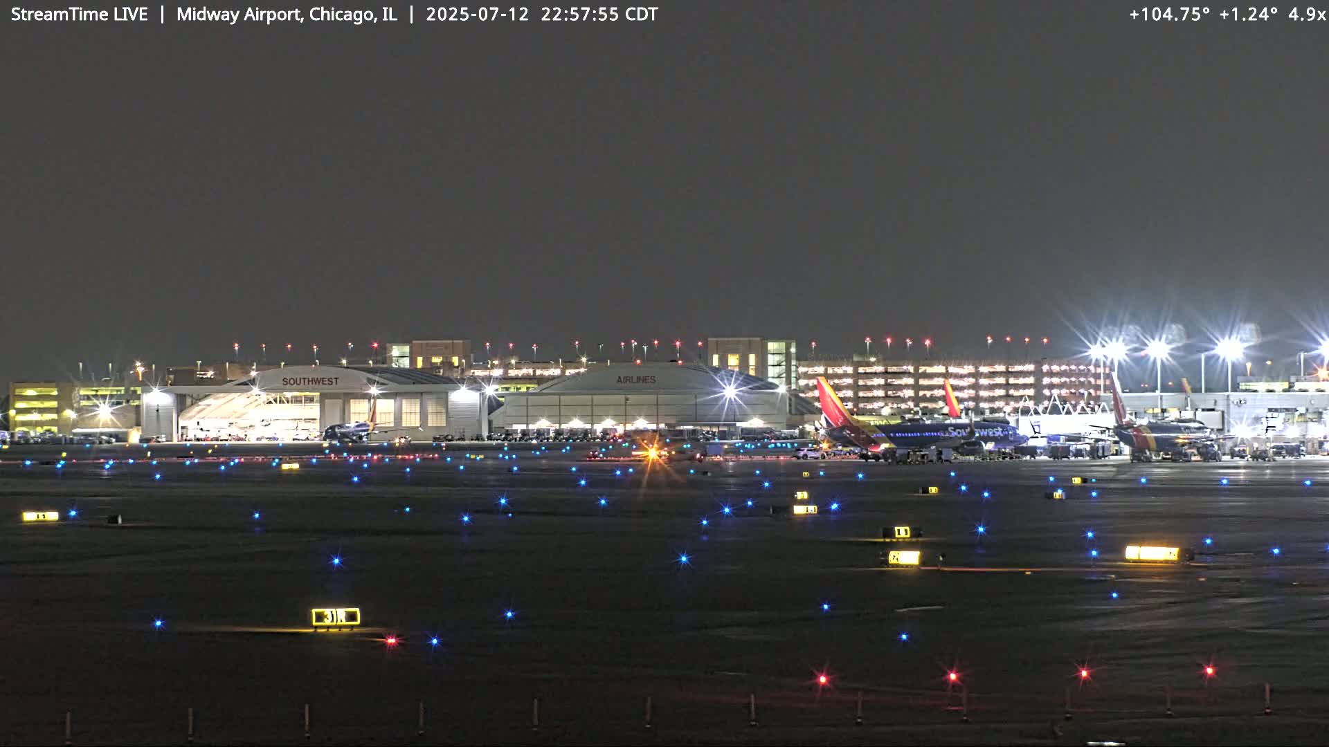 Chicago Midway International Airport Live Cam MDW / KMDW - Garfield Ridge, Chicago, Cook, Illinois, USA