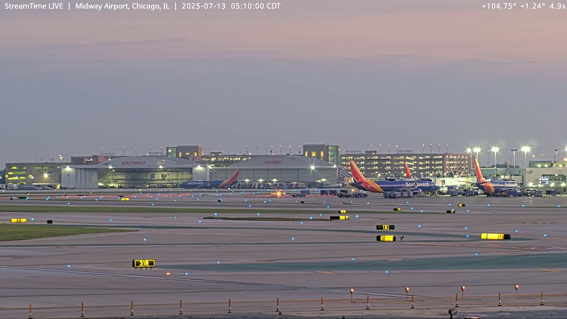 Chicago Midway International Airport Live Cam MDW / KMDW - Garfield Ridge, Chicago, Cook, Illinois, USA
