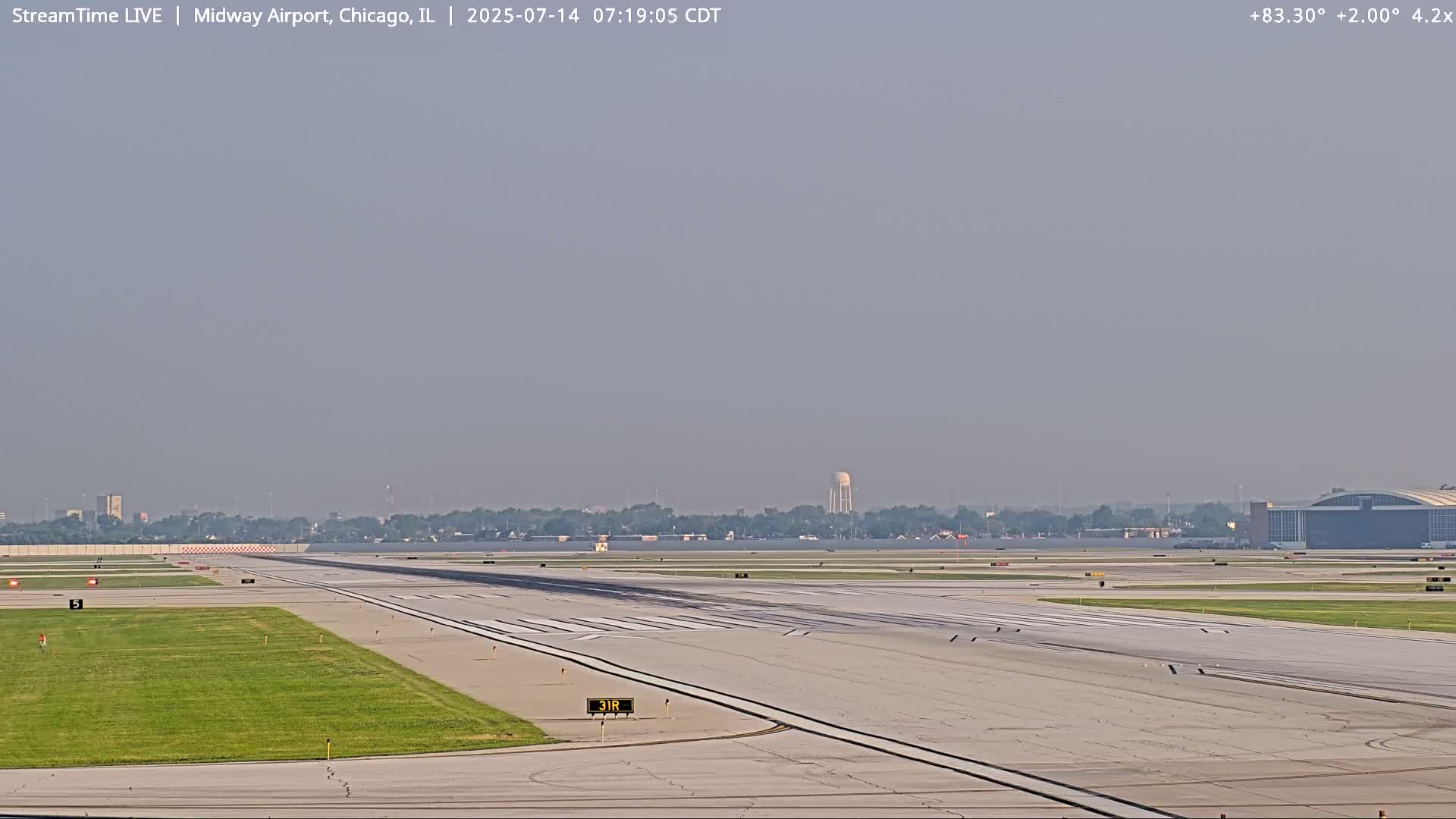 Chicago Midway International Airport Live Cam MDW / KMDW - Garfield Ridge, Chicago, Cook, Illinois, USA