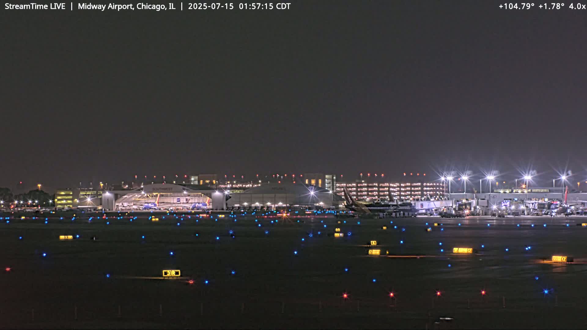Chicago Midway International Airport Live Cam MDW / KMDW - Garfield Ridge, Chicago, Cook, Illinois, USA
