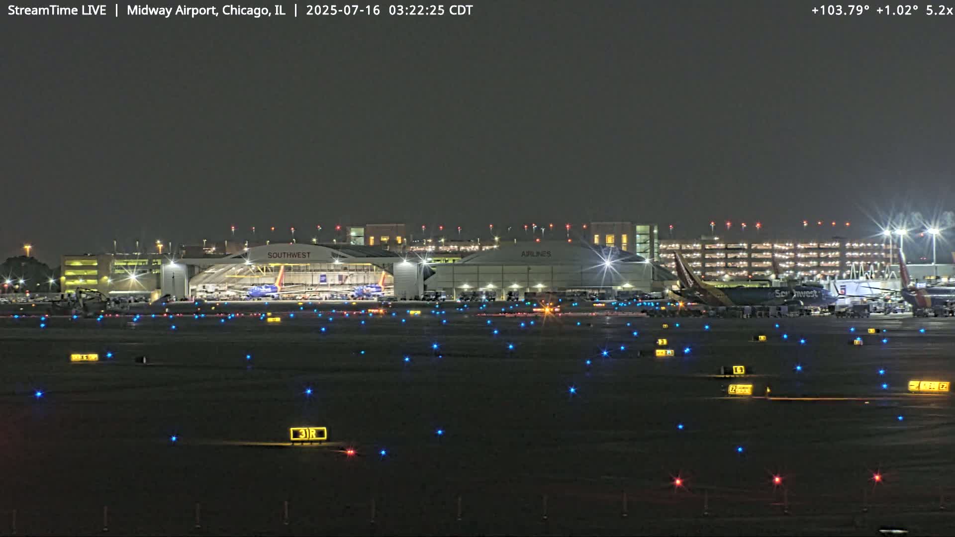 Chicago Midway International Airport Live Cam MDW / KMDW - Garfield Ridge, Chicago, Cook, Illinois, USA