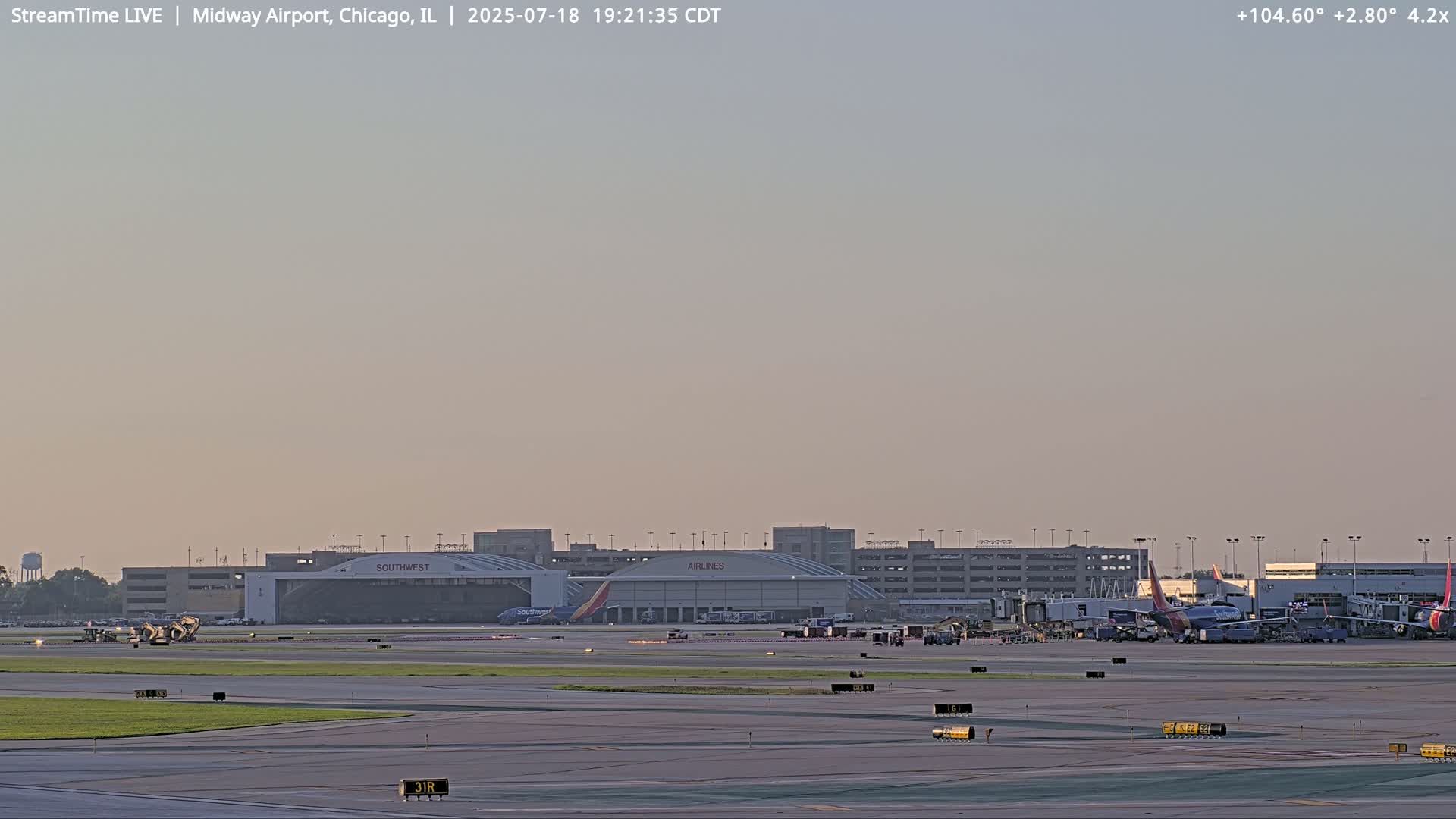 Chicago Midway International Airport Live Cam MDW / KMDW - Garfield Ridge, Chicago, Cook, Illinois, USA